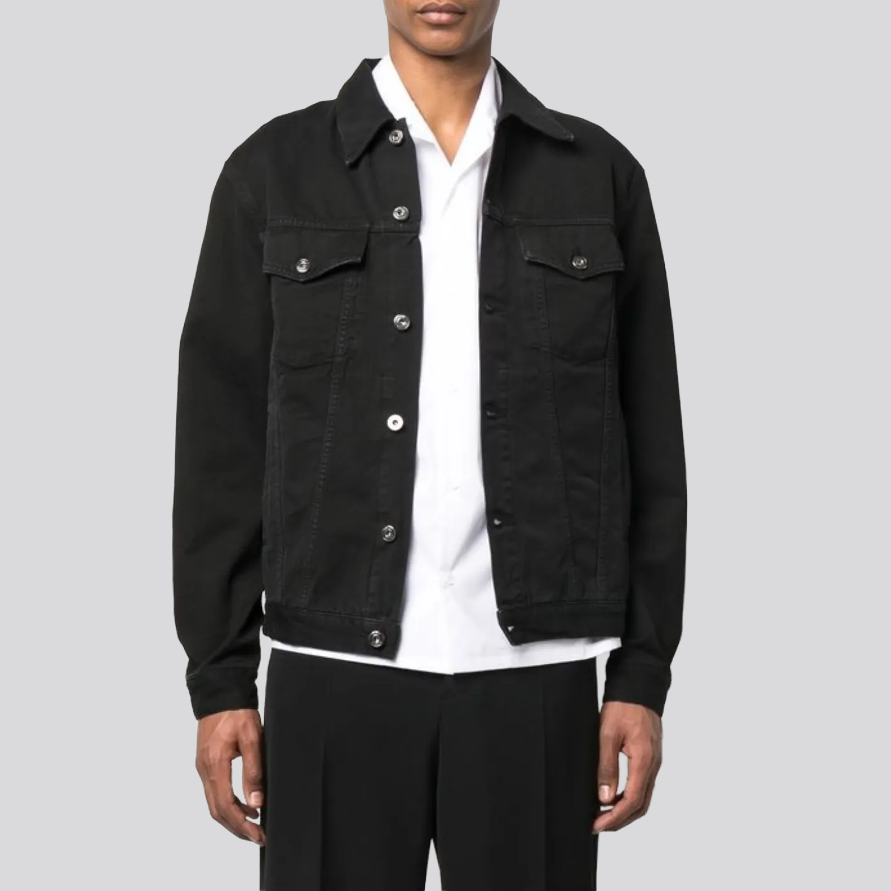 Chaqueta Negro Off-White Wave Off Chaqueta