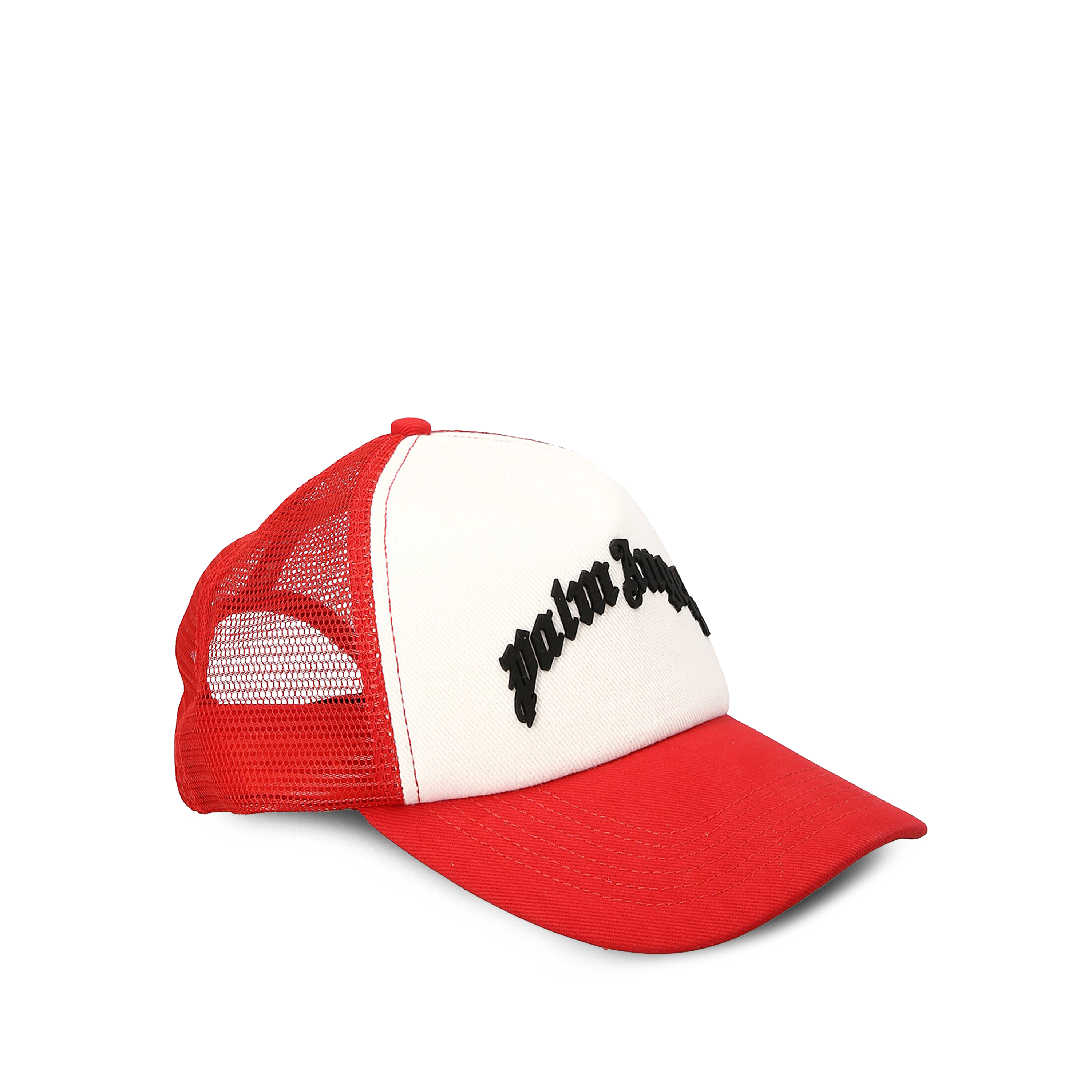 Gorra Rojo Palm Angels Curved Logo Mesh