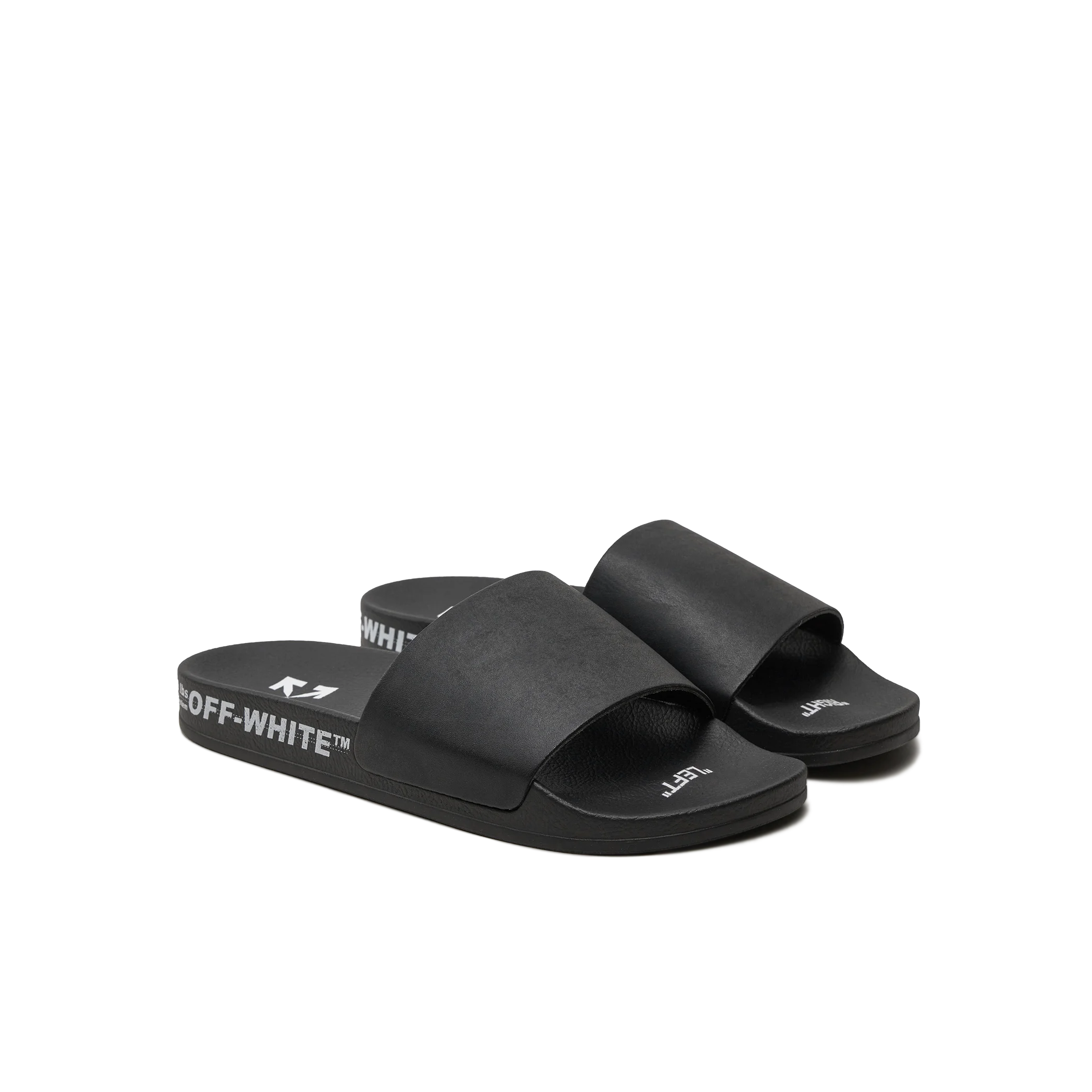 Sandalias Negras Off-White Industrial