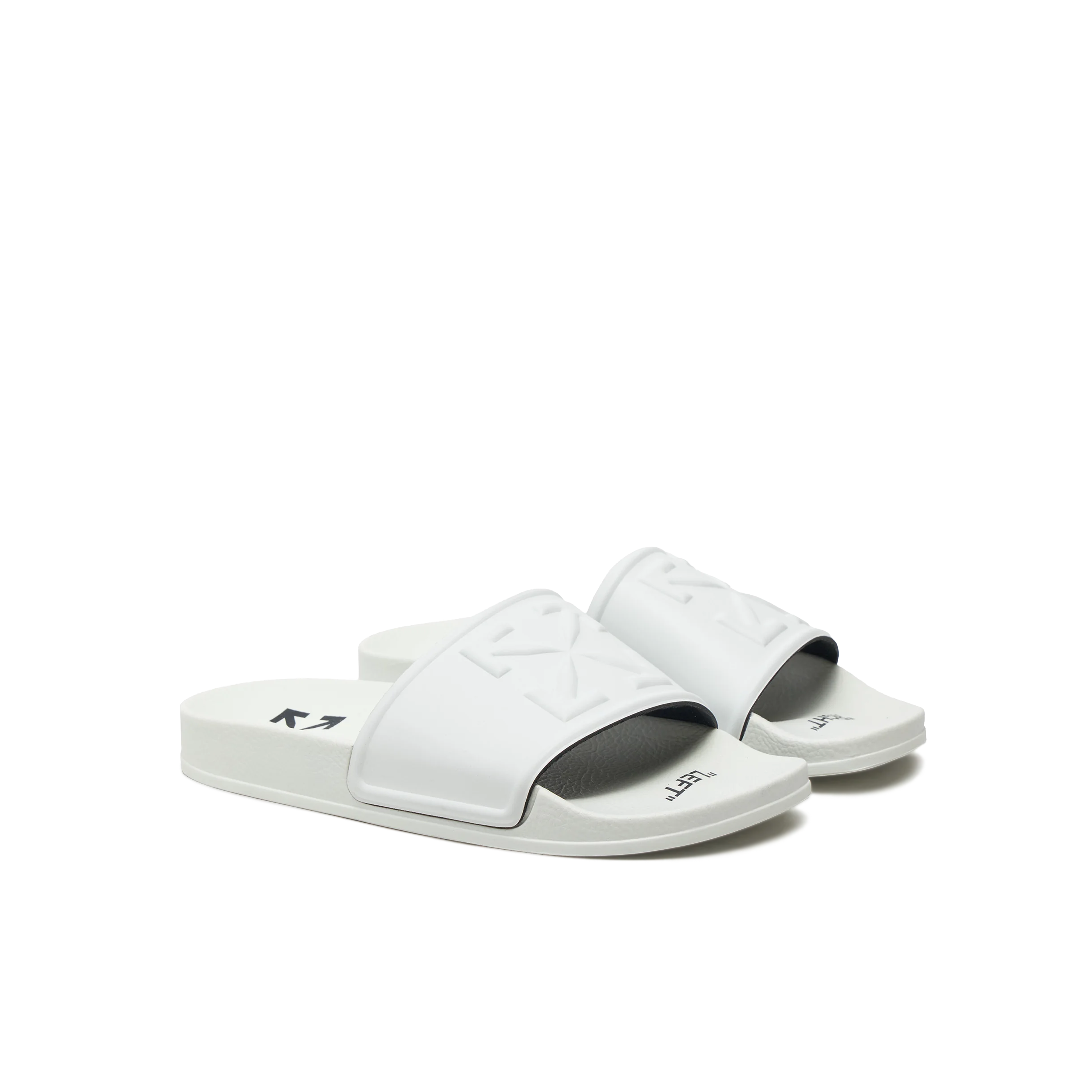 Sandalias Blancas Off-White Front Arrow