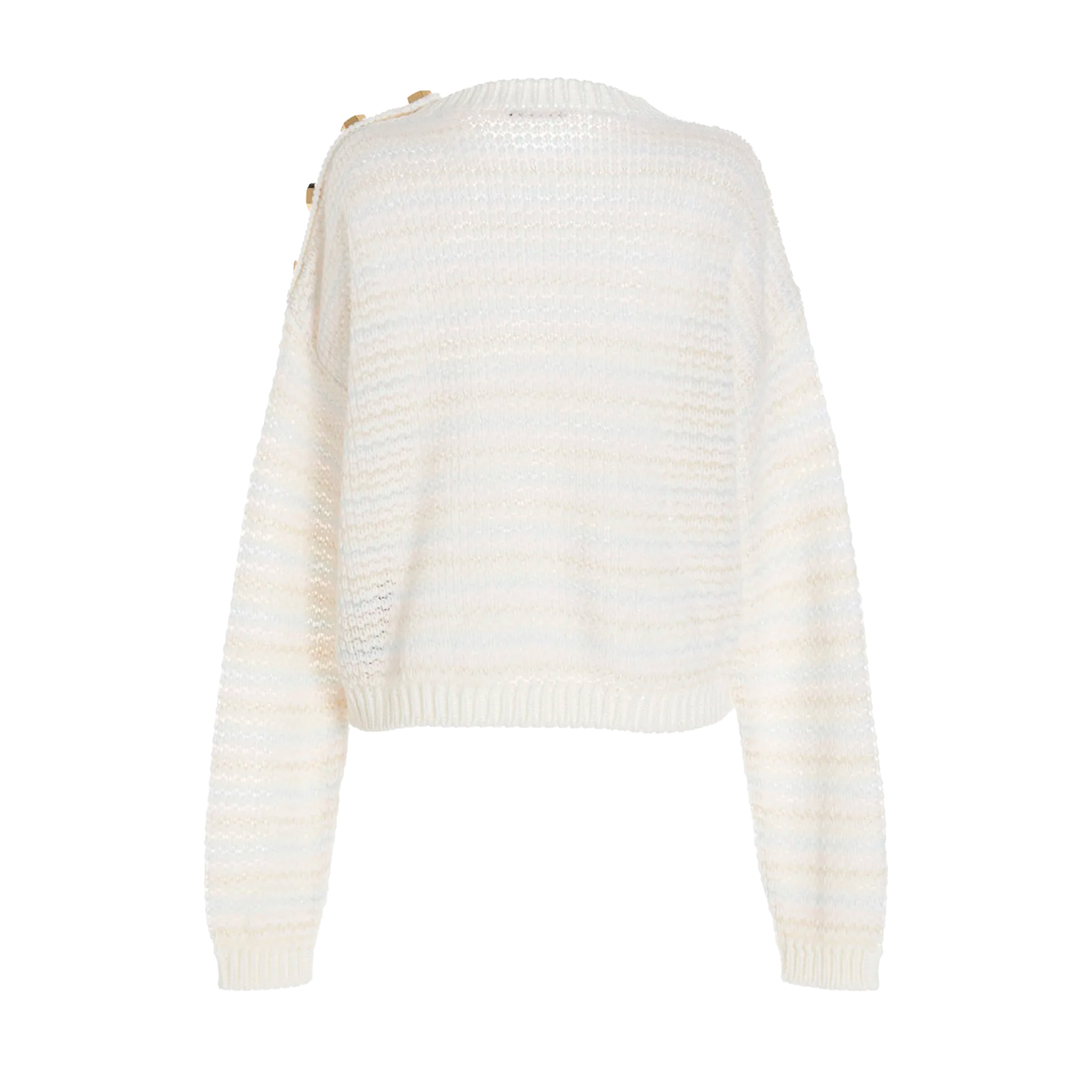 Suéter Blanco Balmain Buttom