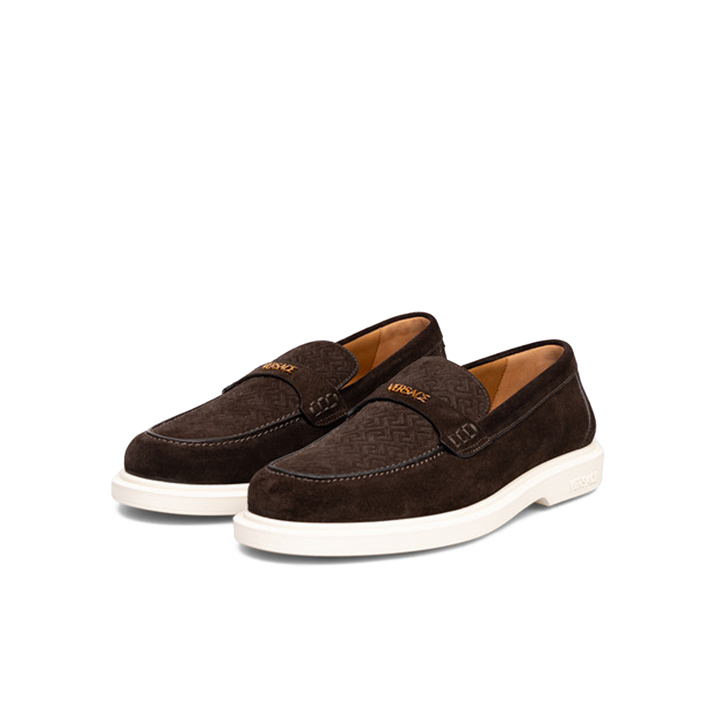 Mocassine Café Versace Giuliano