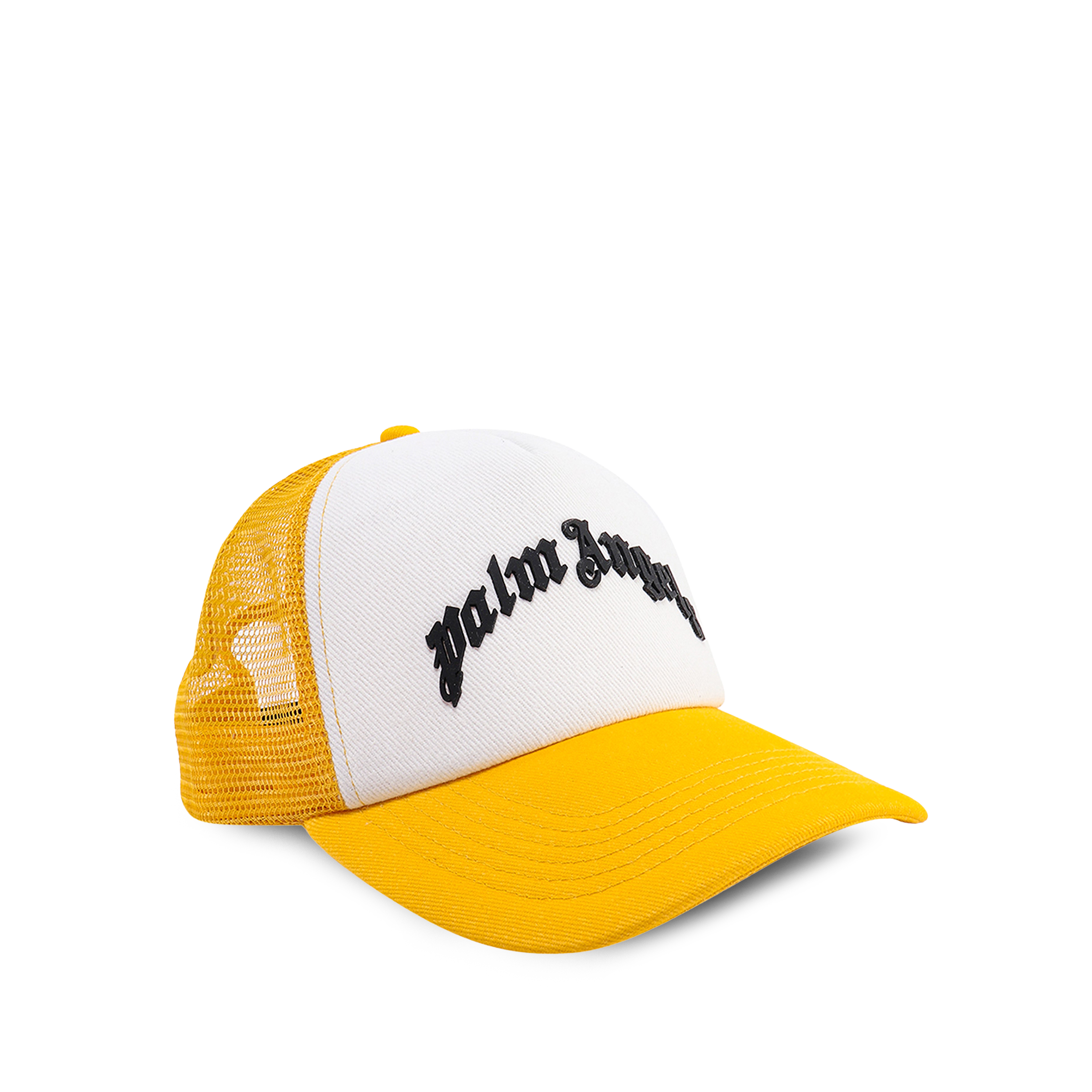 Gorra Amarillo Palm Angels Curved Logo Mesh