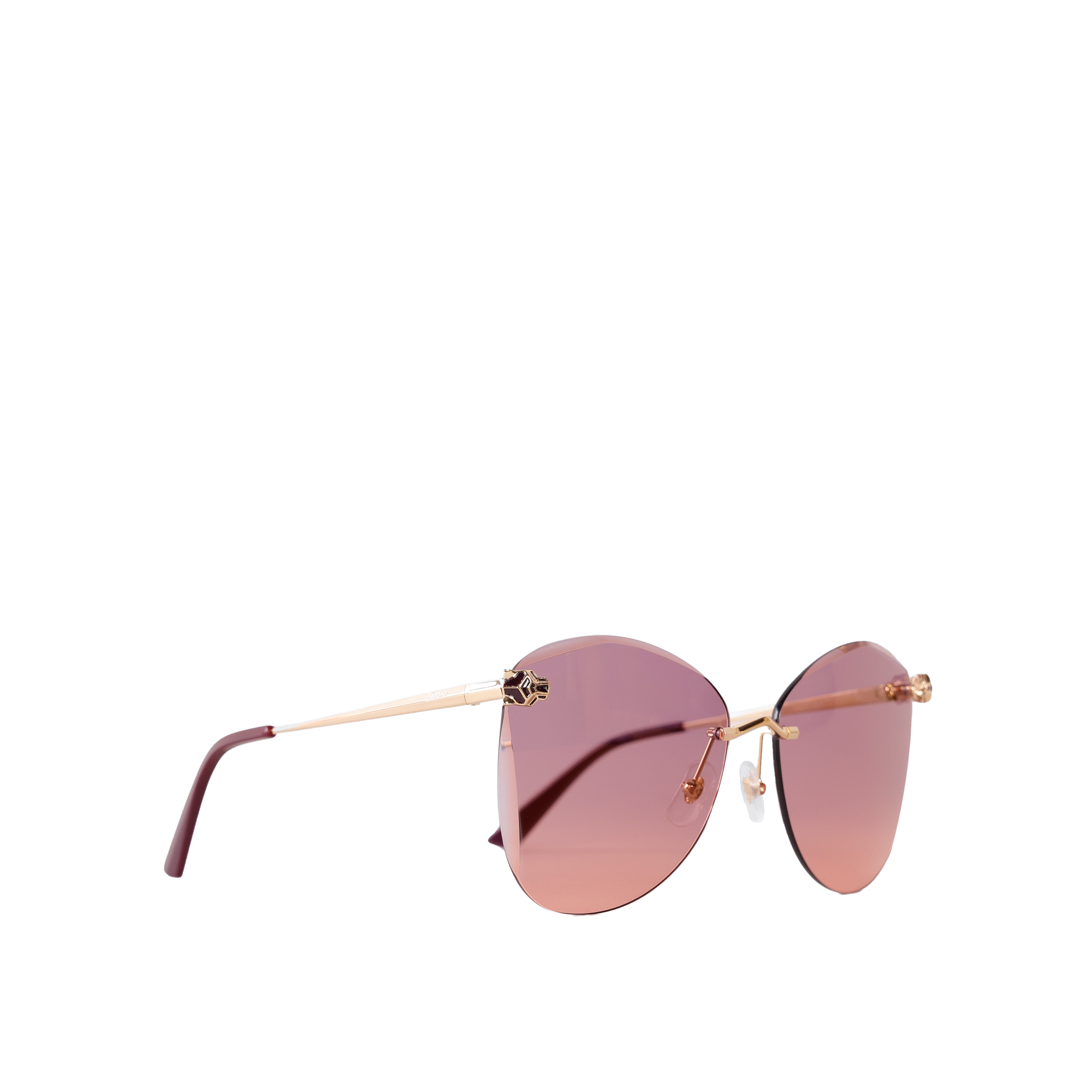 Gafas de Sol Oro Rosa Cartier Panthere