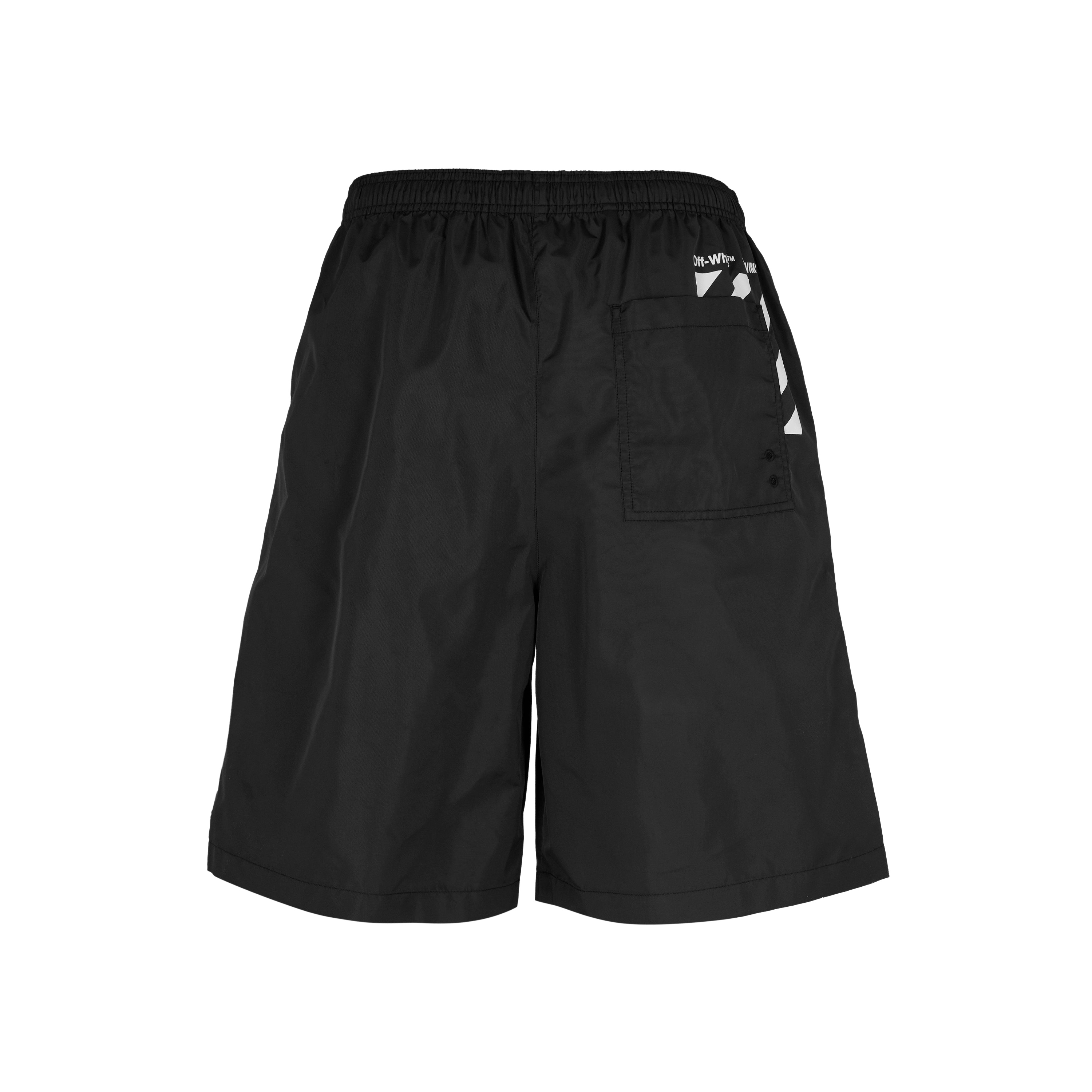 Pantaloneta Negra Off-White Swim