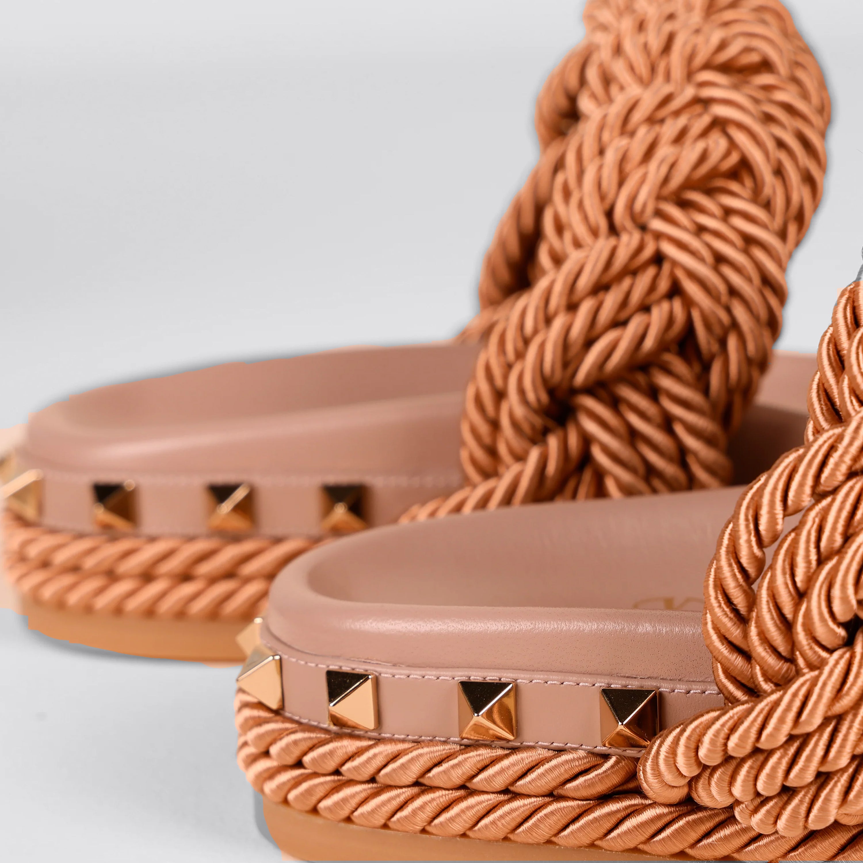 Sandalias Poudre Valentino Rockstud Toe