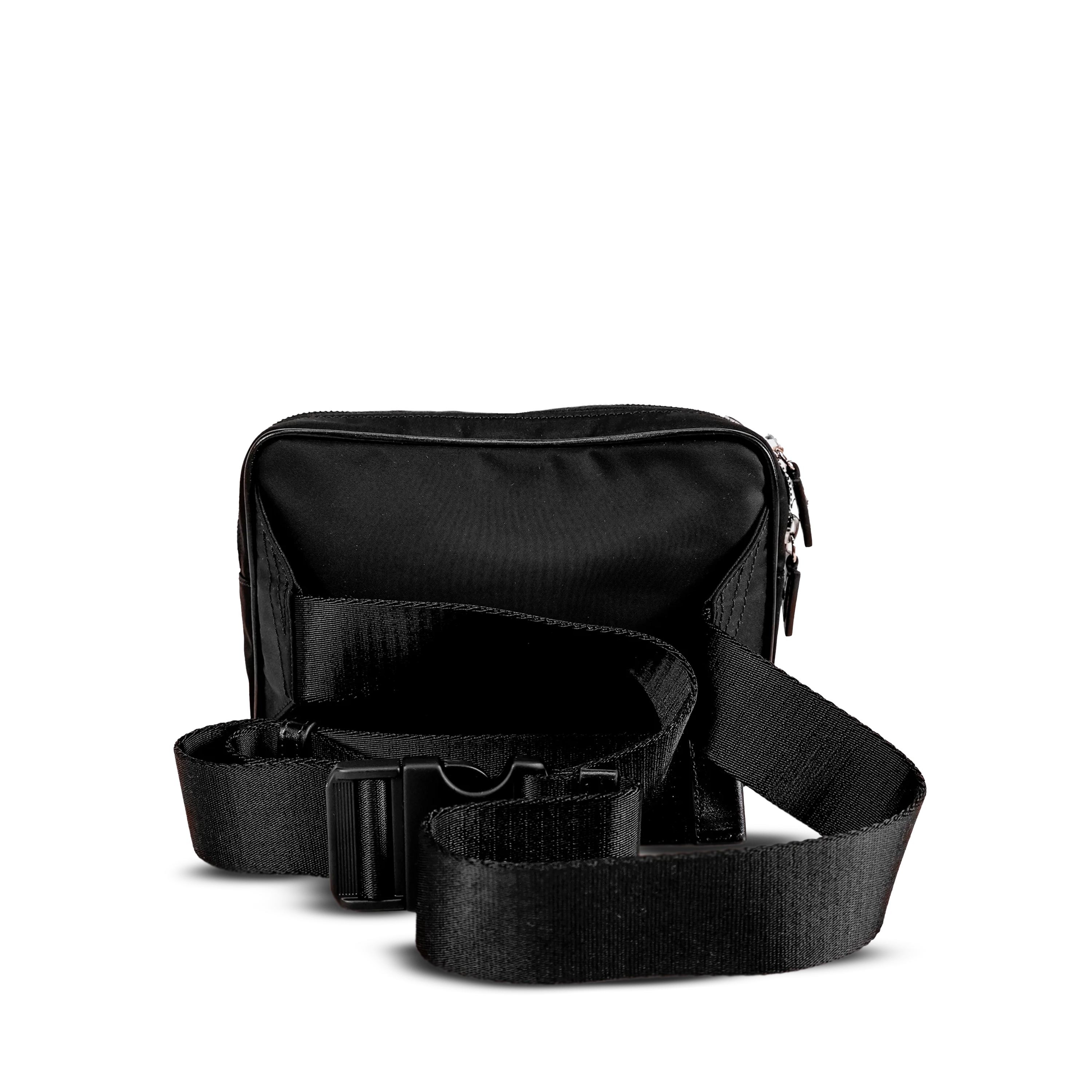 Bolso Negro Versace La Medusa Nylon