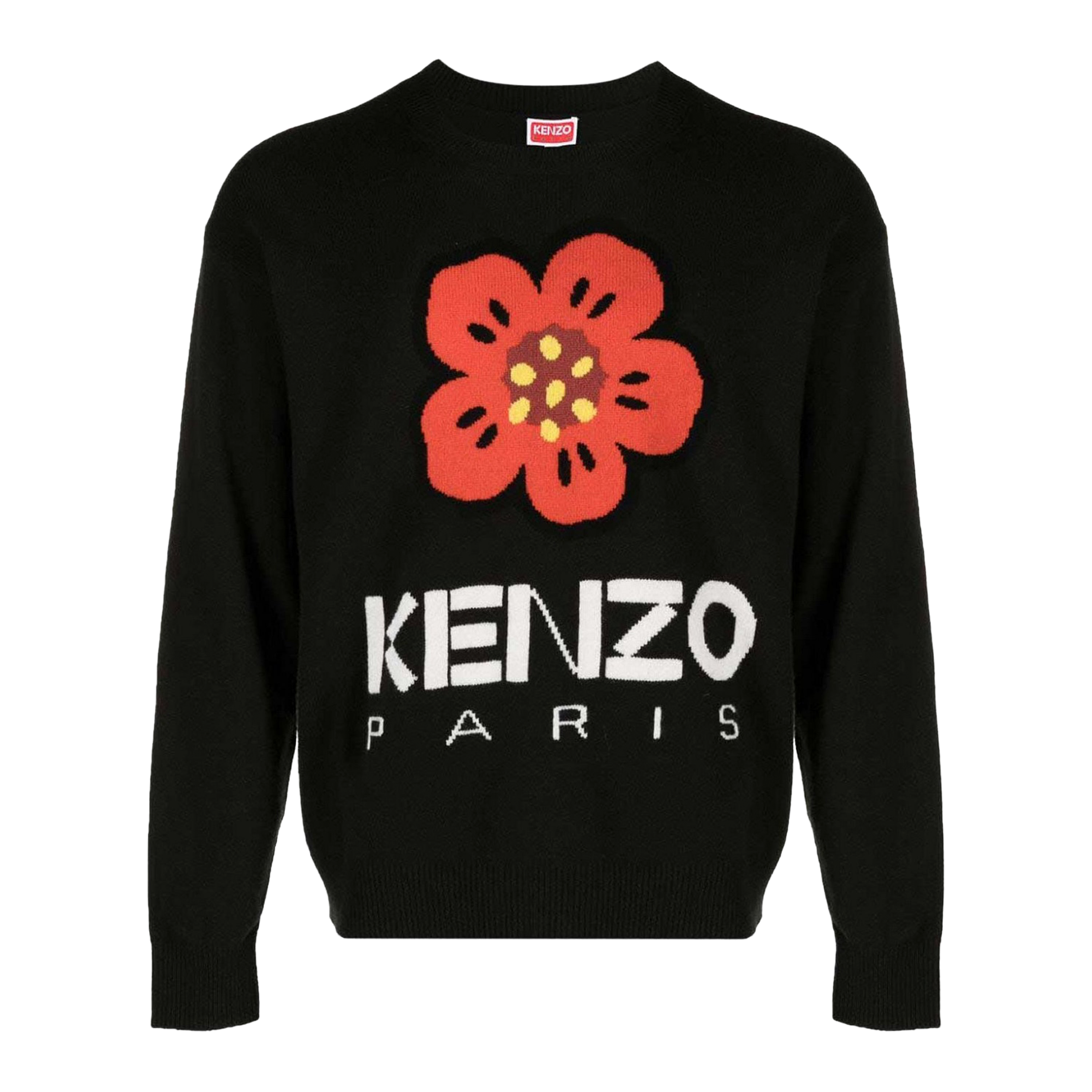 Suéter Negro KENZO Flower W