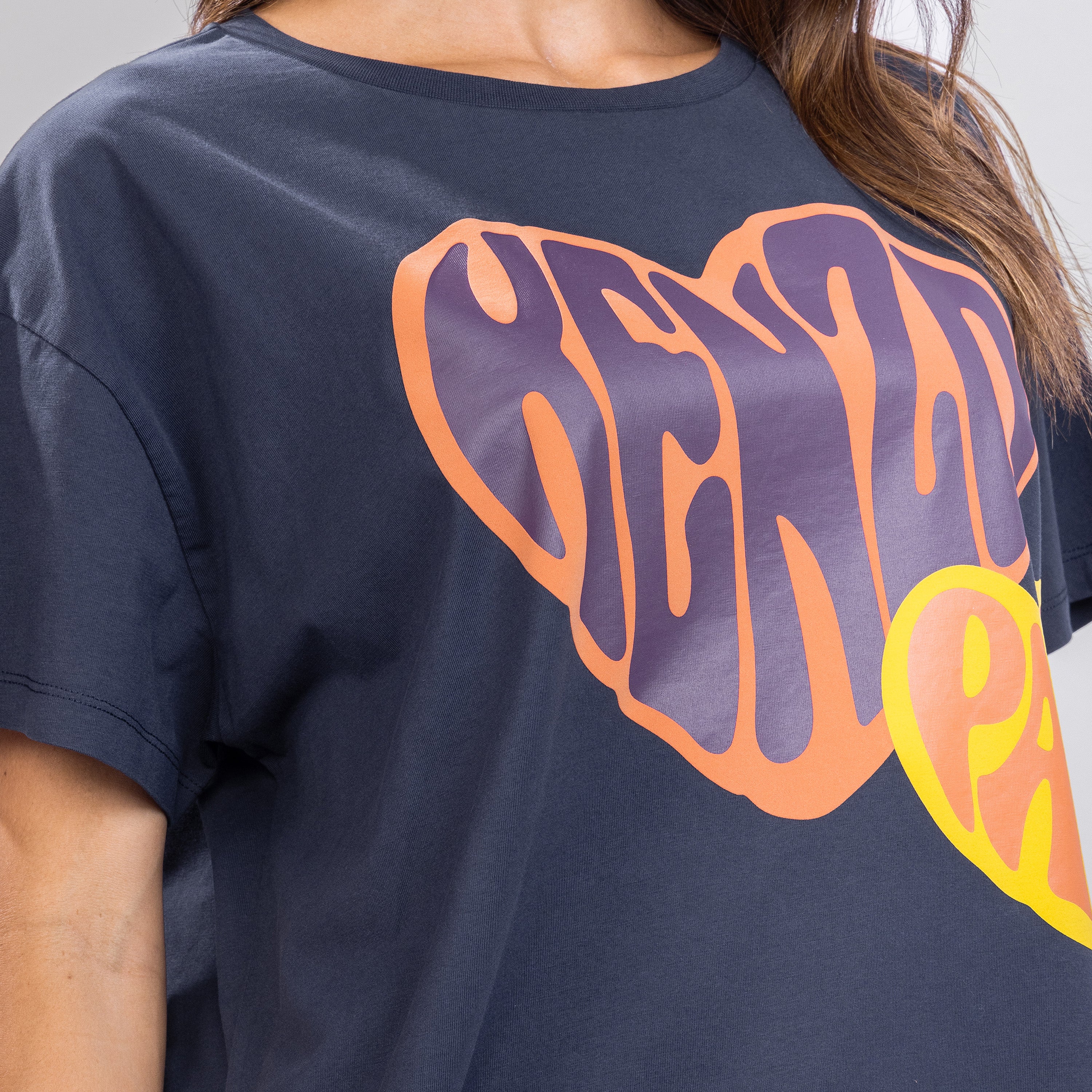 Camiseta Azul Kenzo Heart