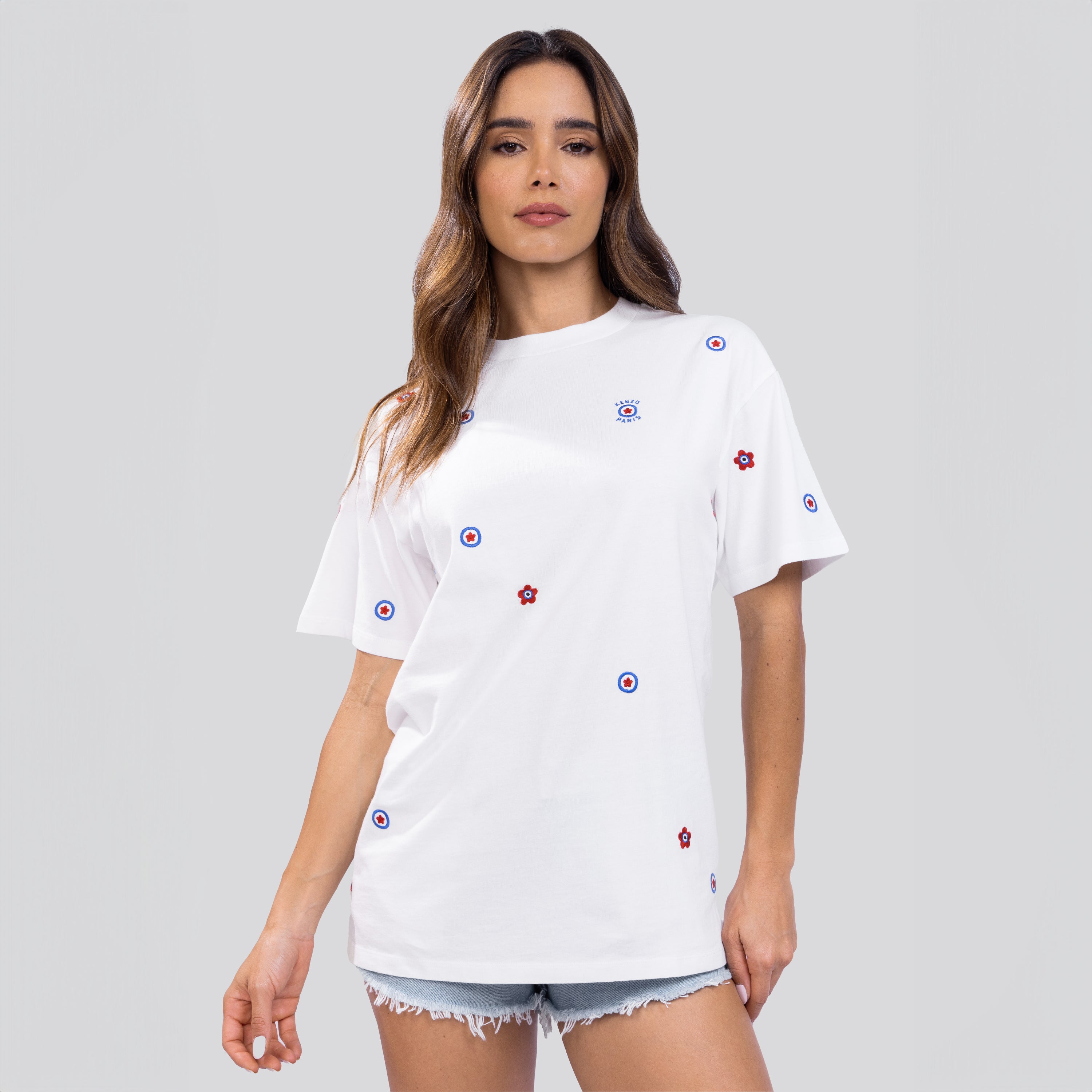 Camiseta Blanca Kenzo Targets