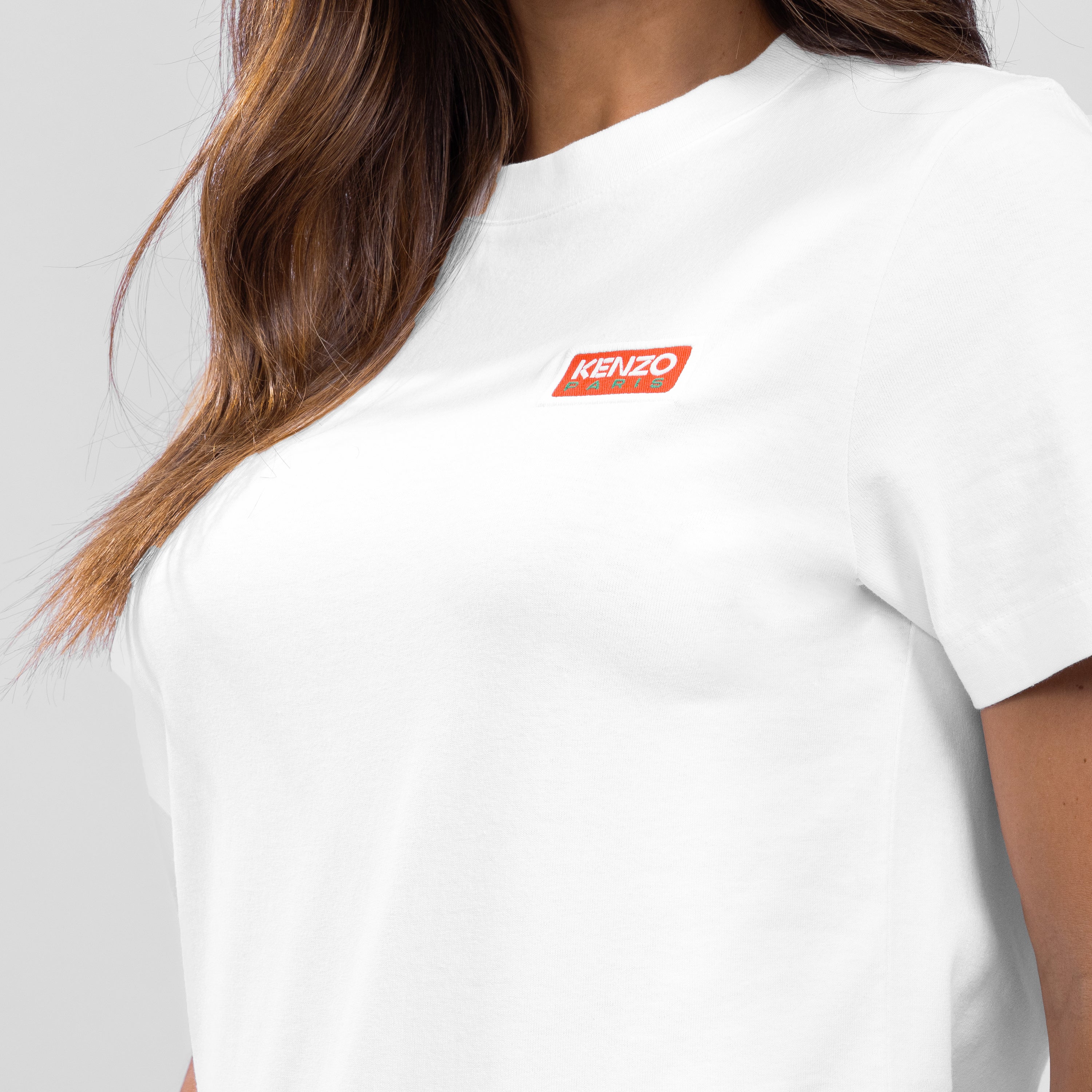 Camiseta Blanca Kenzo Paris Logo