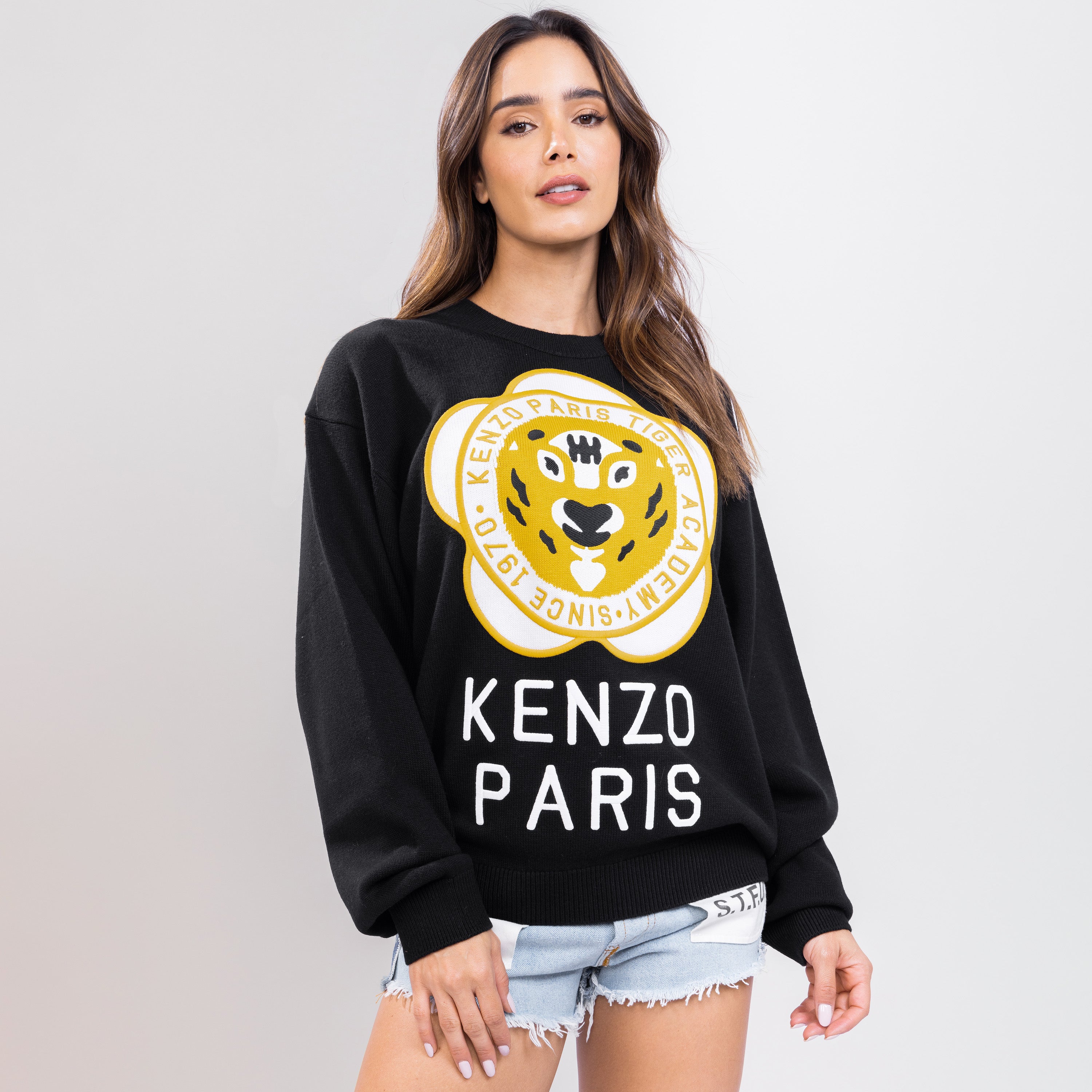 Buzo Negro Kenzo Tiger Academy W