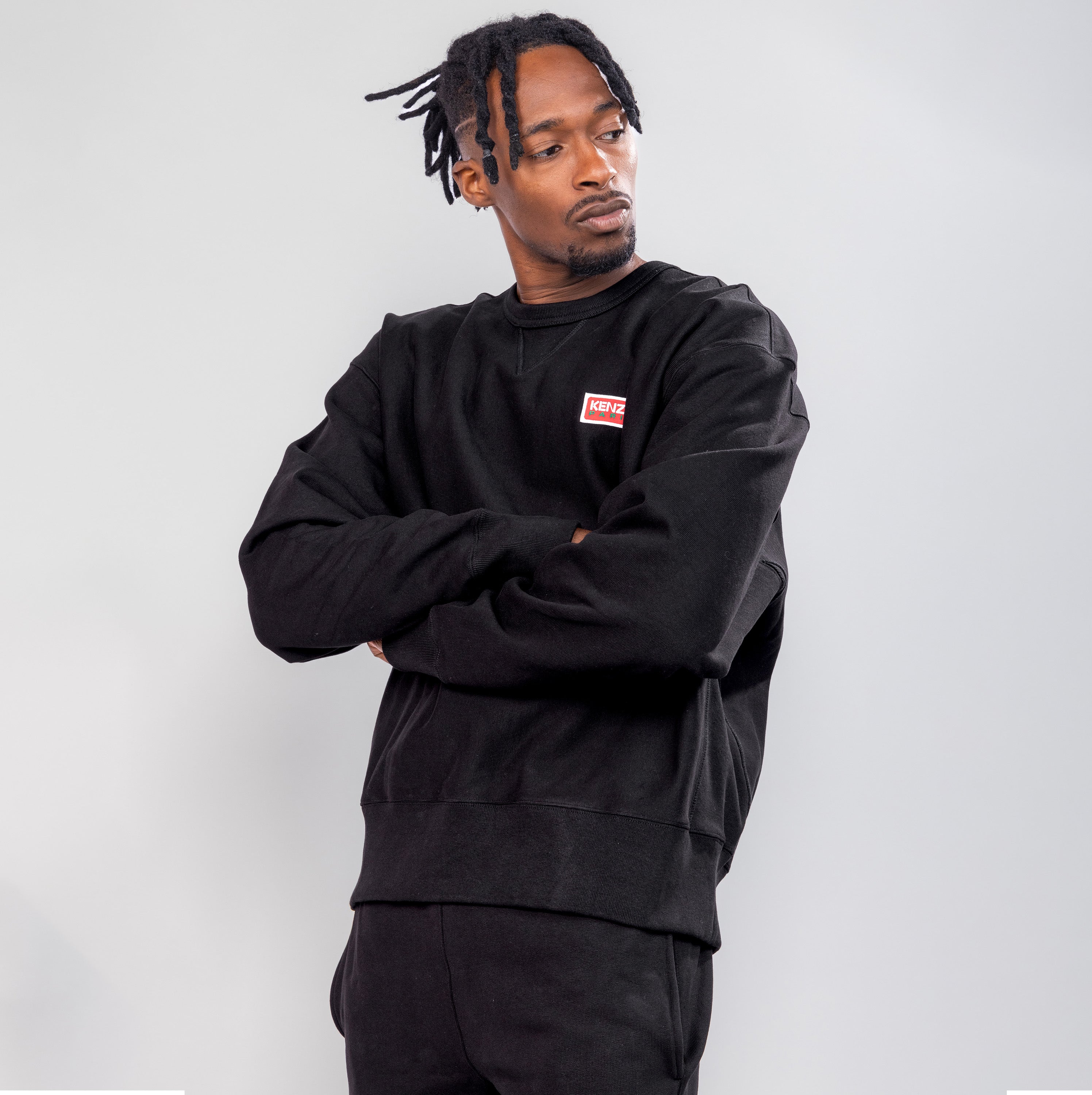 Jogger Negro Kenzo Paris Logo