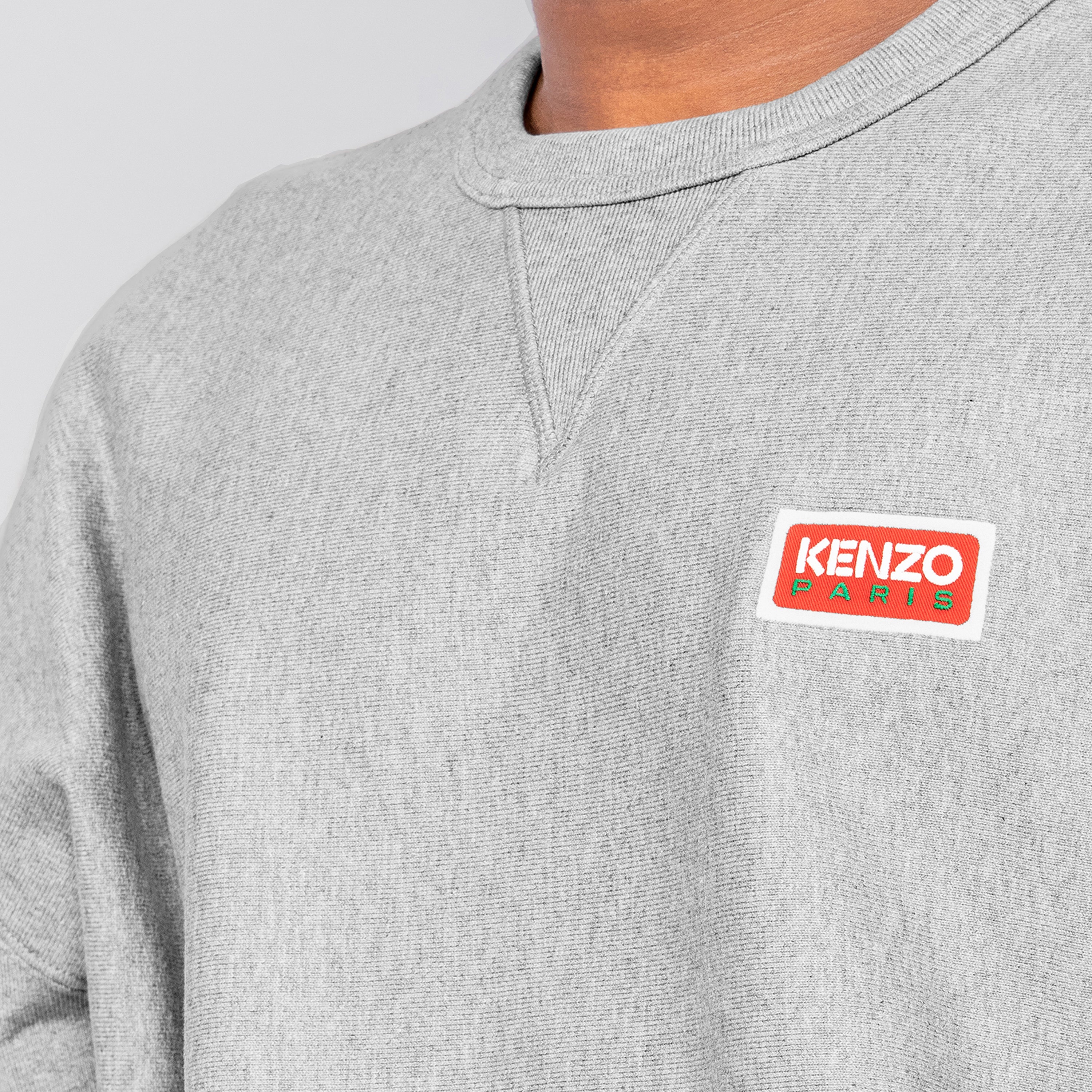 Buzo Gris Kenzo Flower Logo