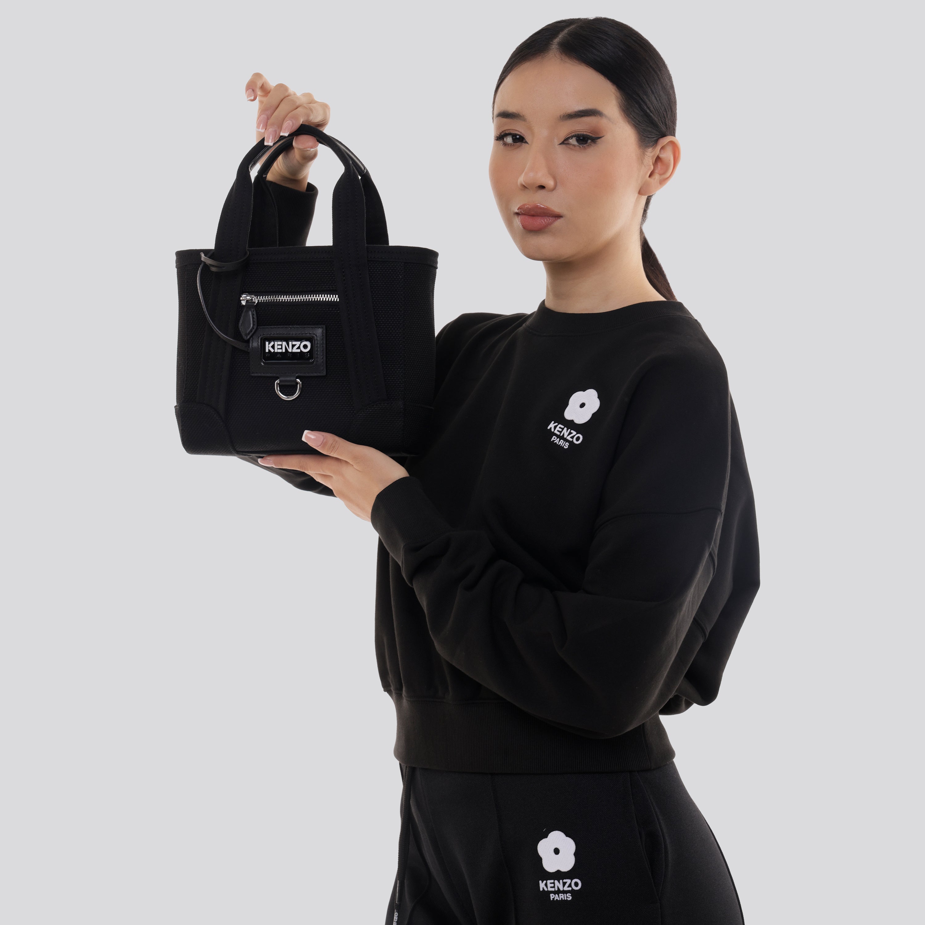 Cartera Negra Kenzo Tag