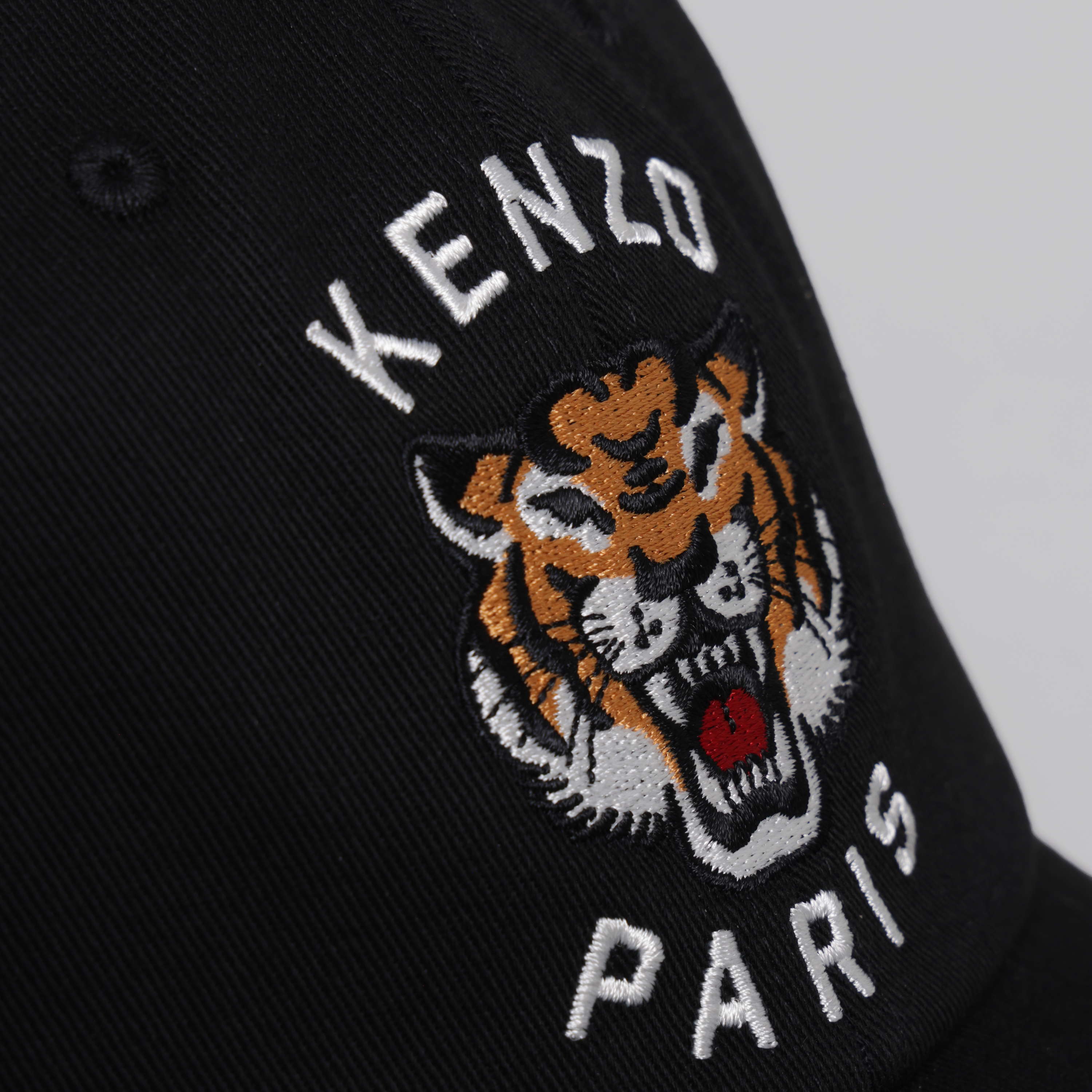 Gorra Negra Kenzo Tiger