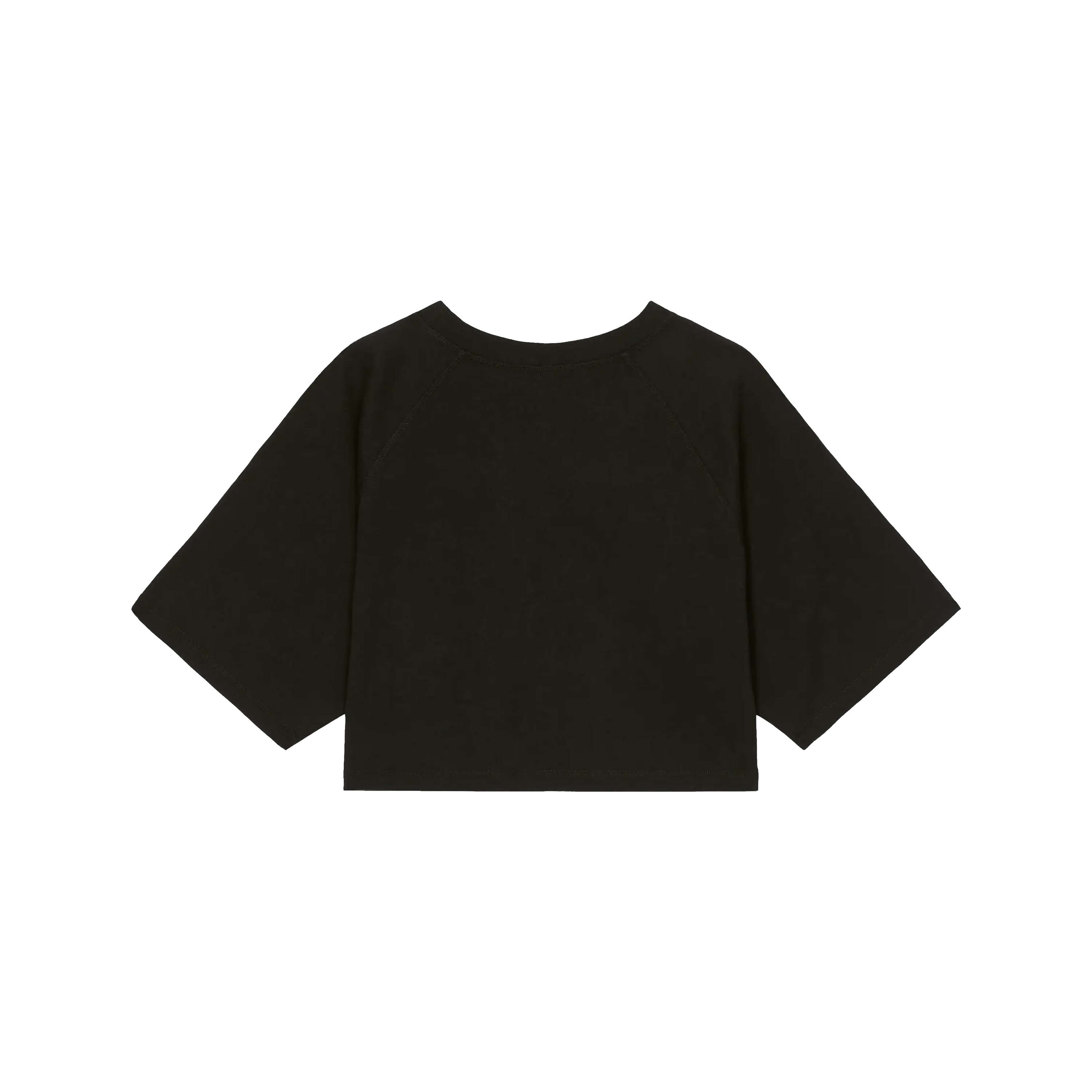 Camiseta Negra Kenzo Paris Cropped