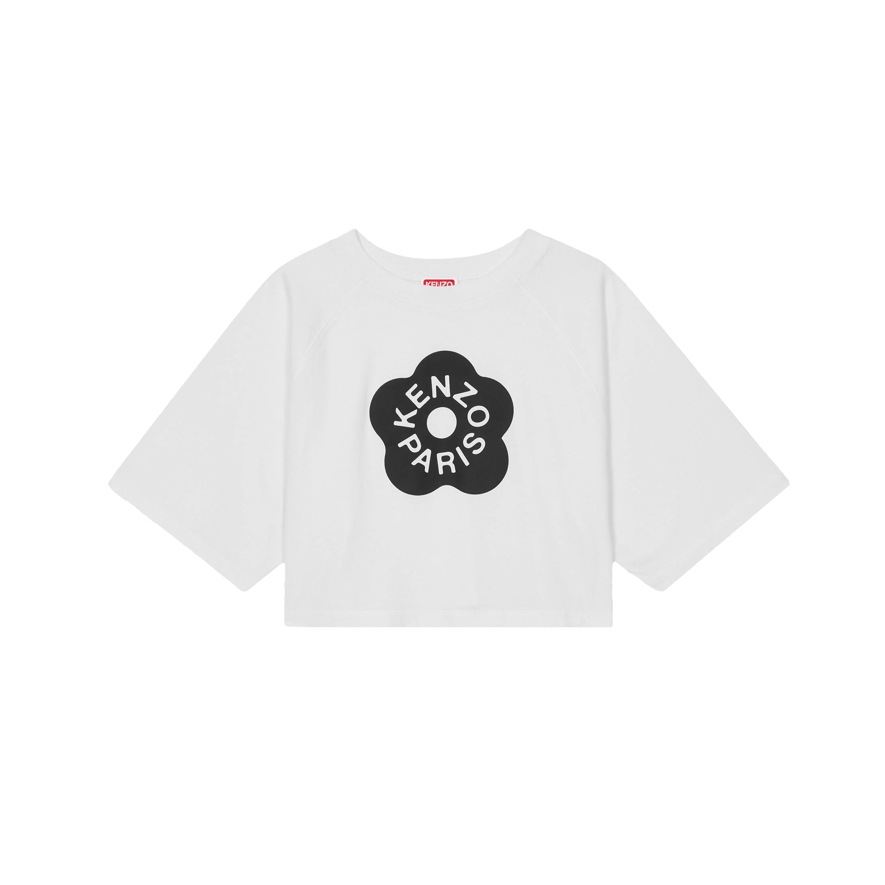 Camiseta Blanca Kenzo Paris Cropped