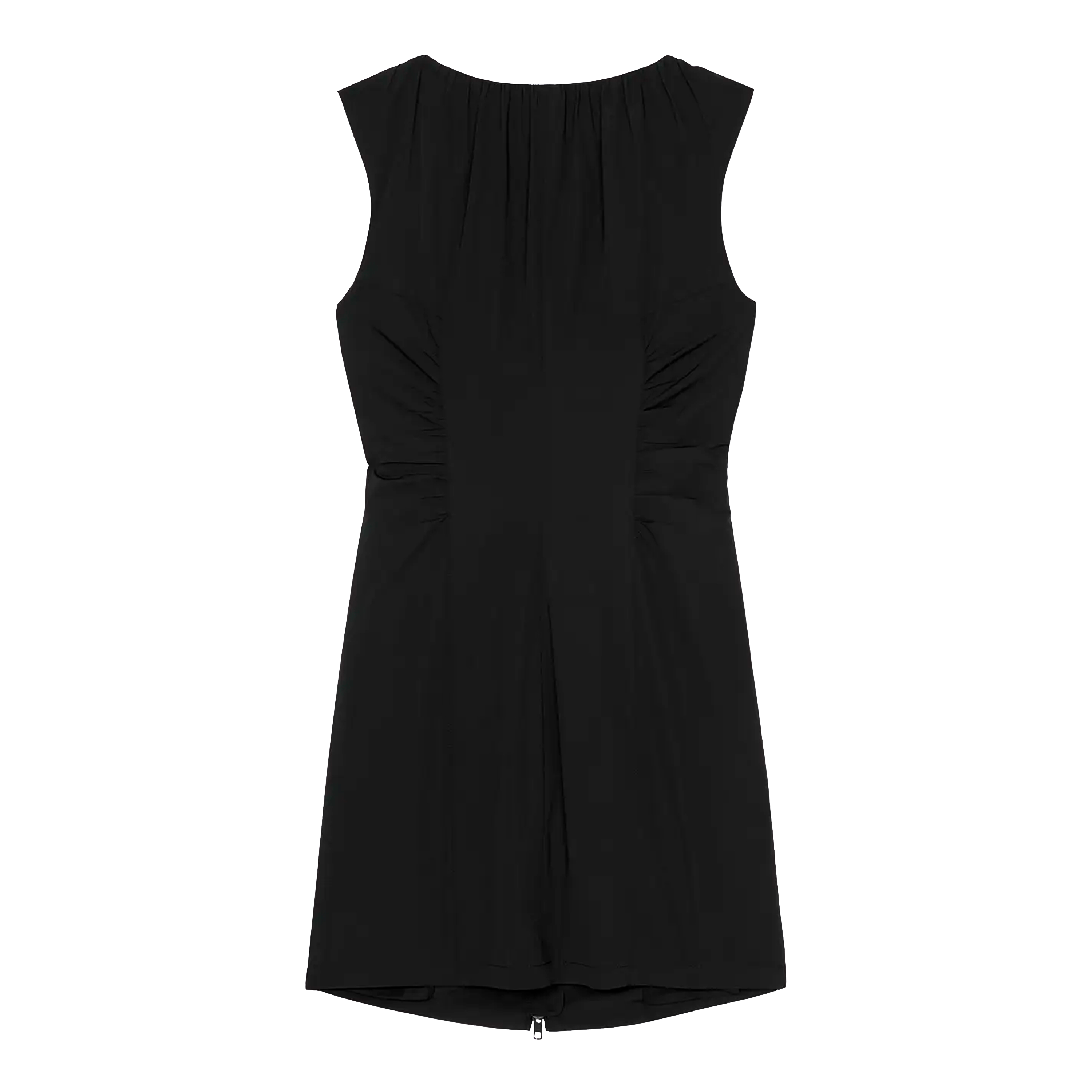 Vestido Negro Kenzo Flower Zip