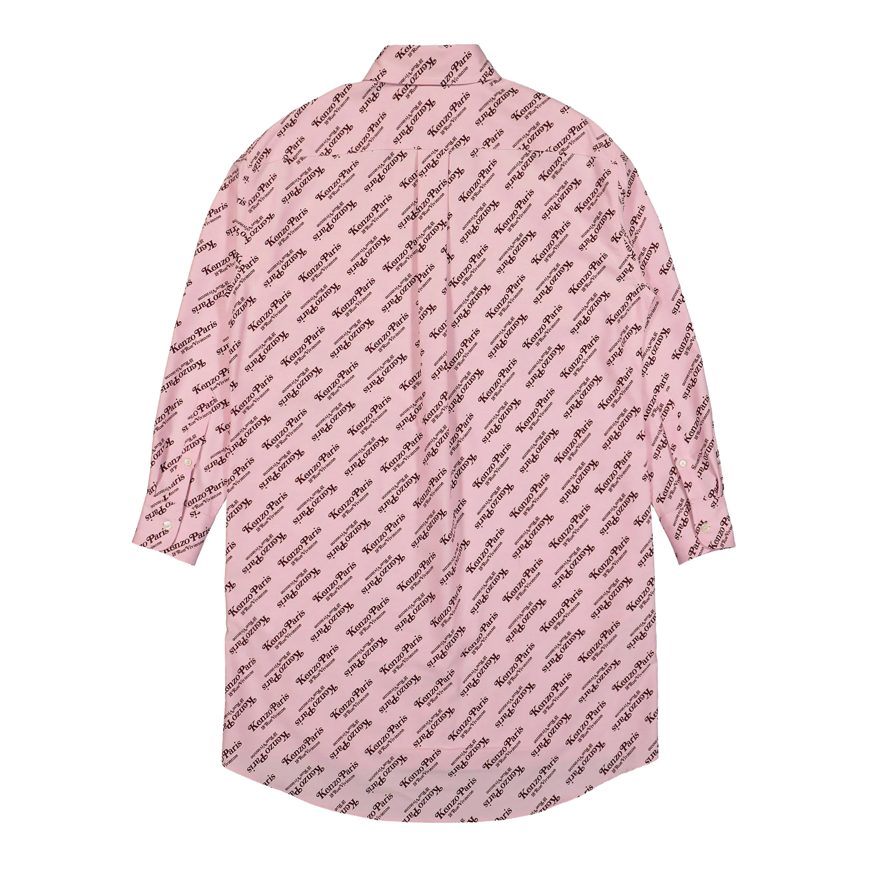 Vestido Rosado Kenzo Multilogo