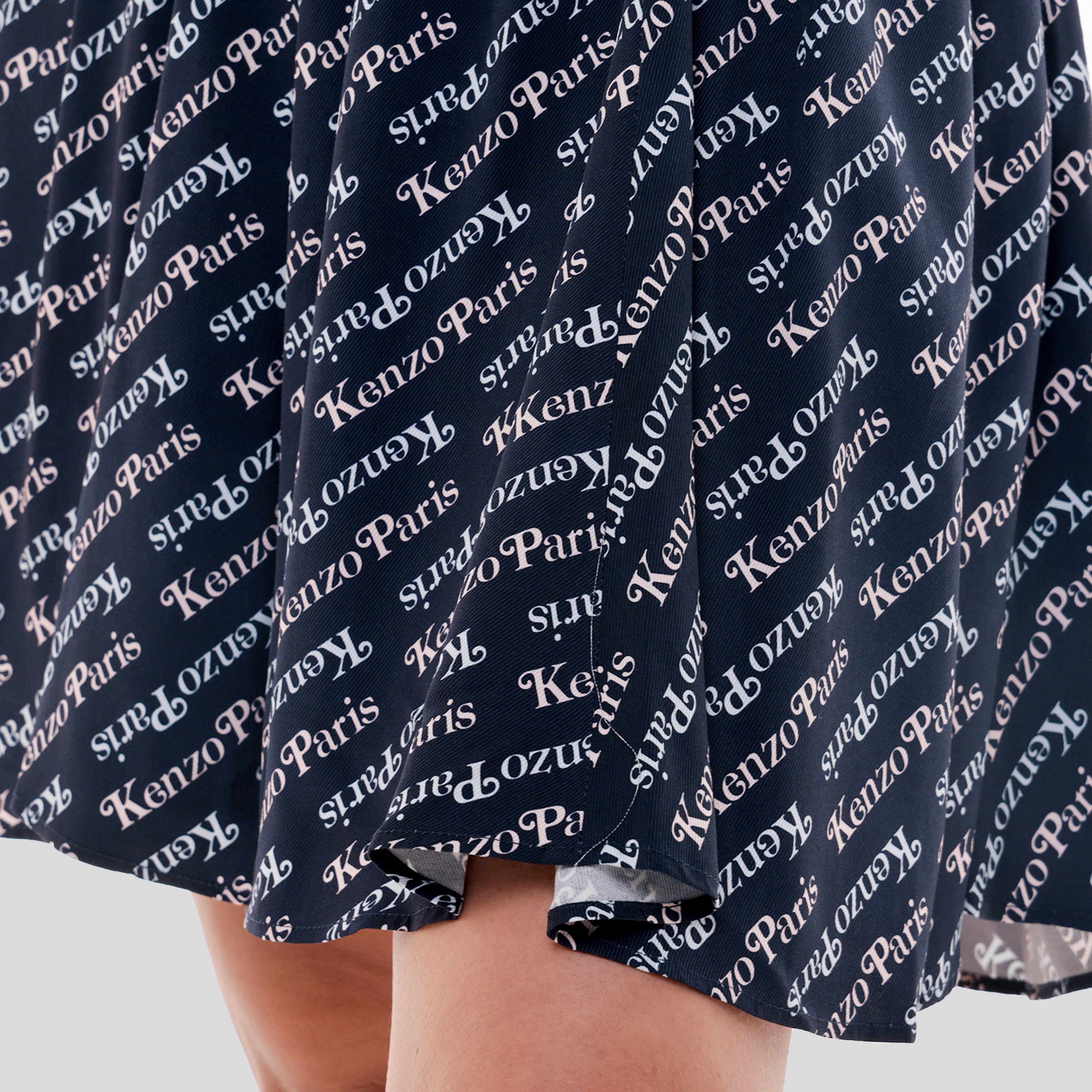 Falda Negro Kenzo Paris Multilogo