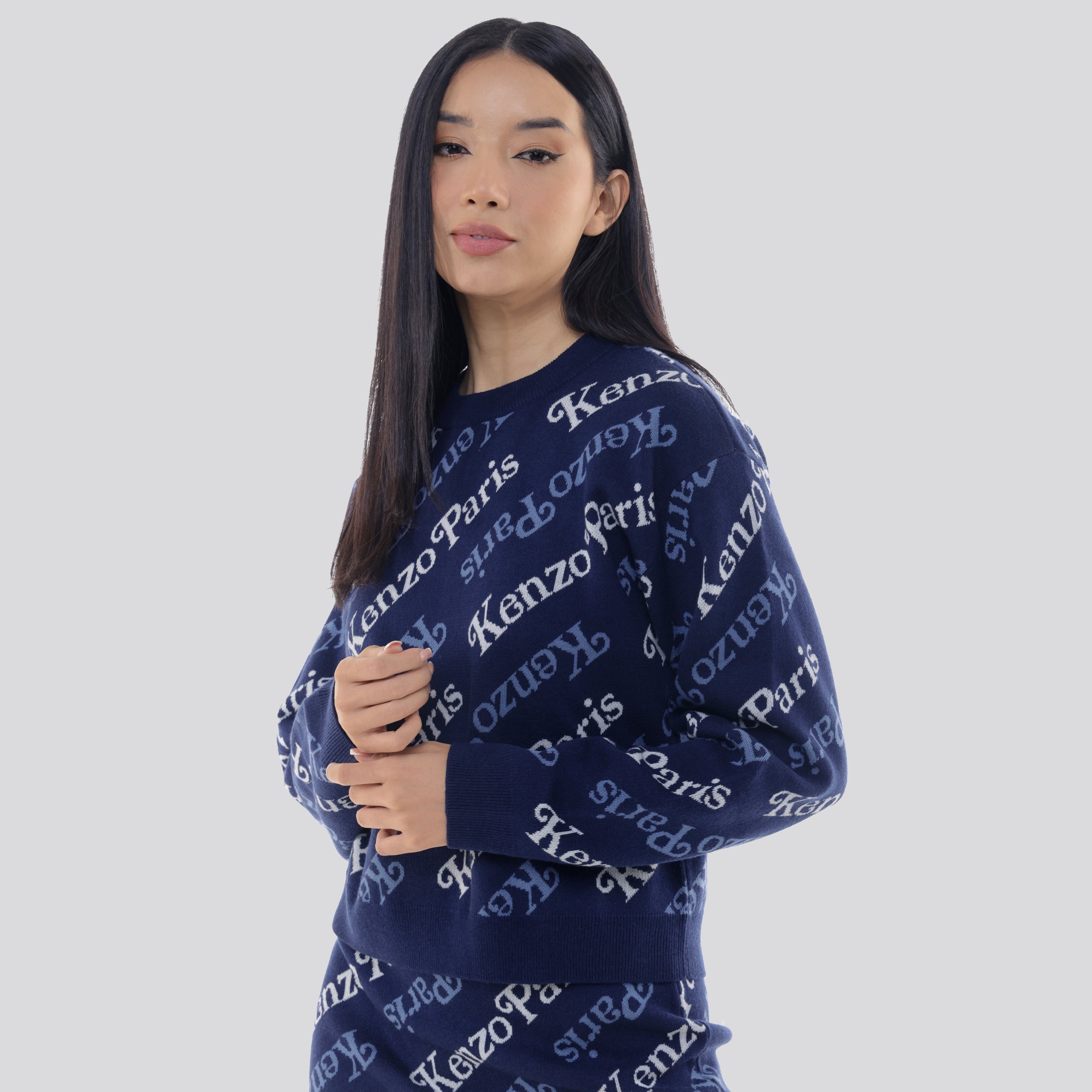 Buzo Azul Kenzo Paris Multilogo