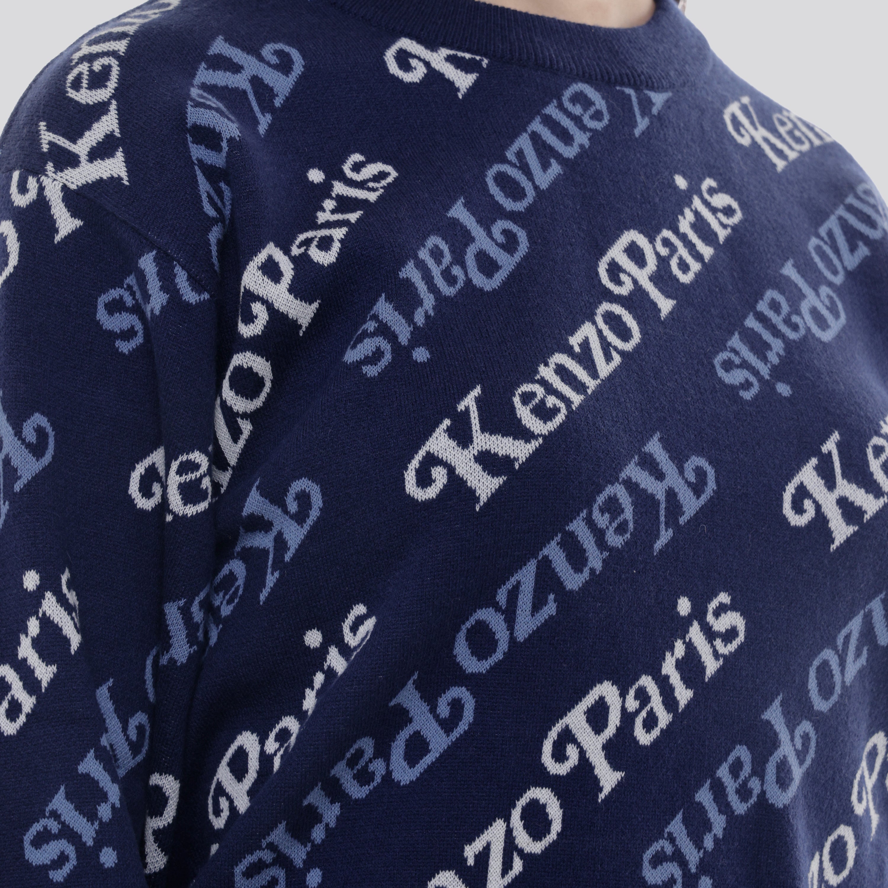 Buzo Azul Kenzo Paris Multilogo