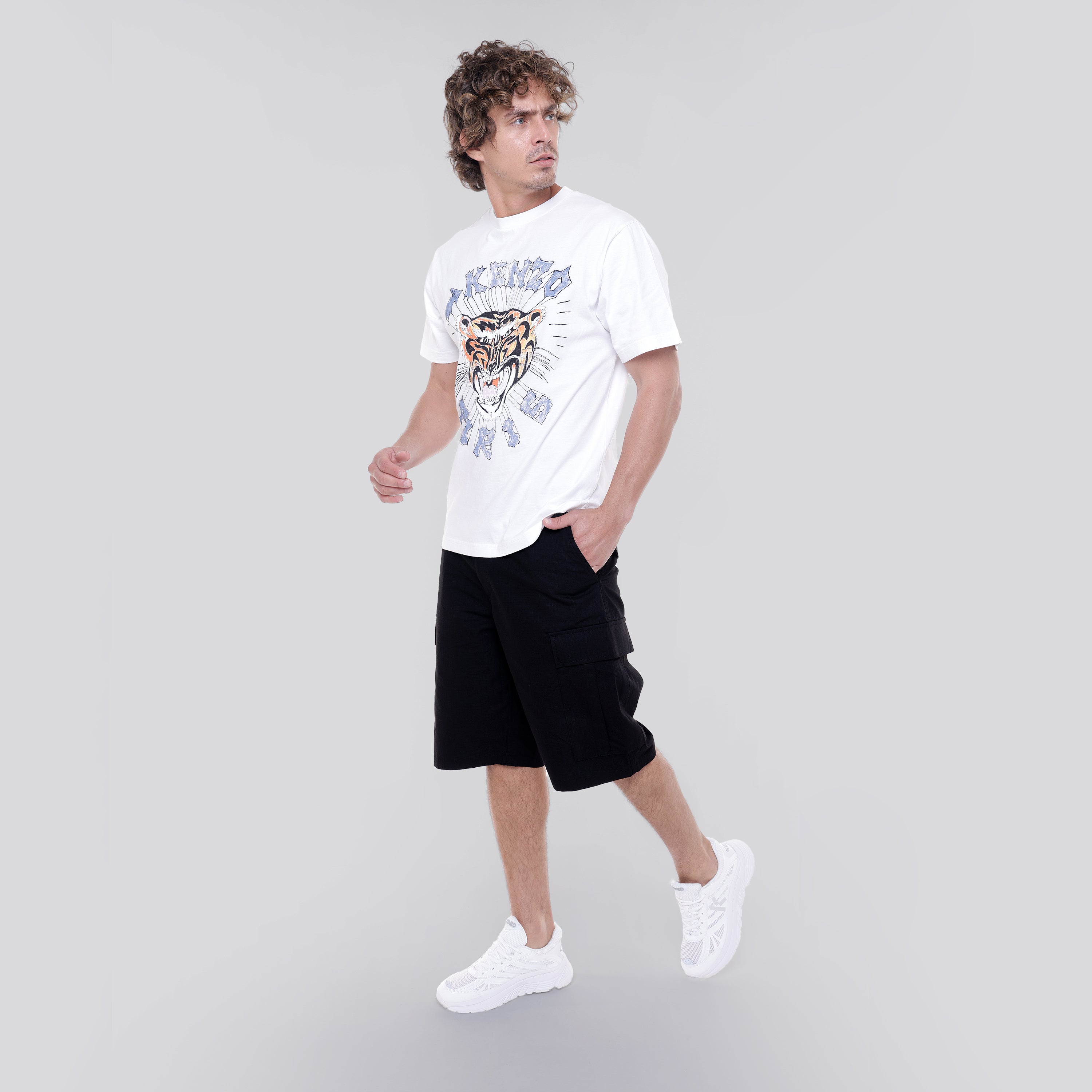 Short Negro Kenzo Patch