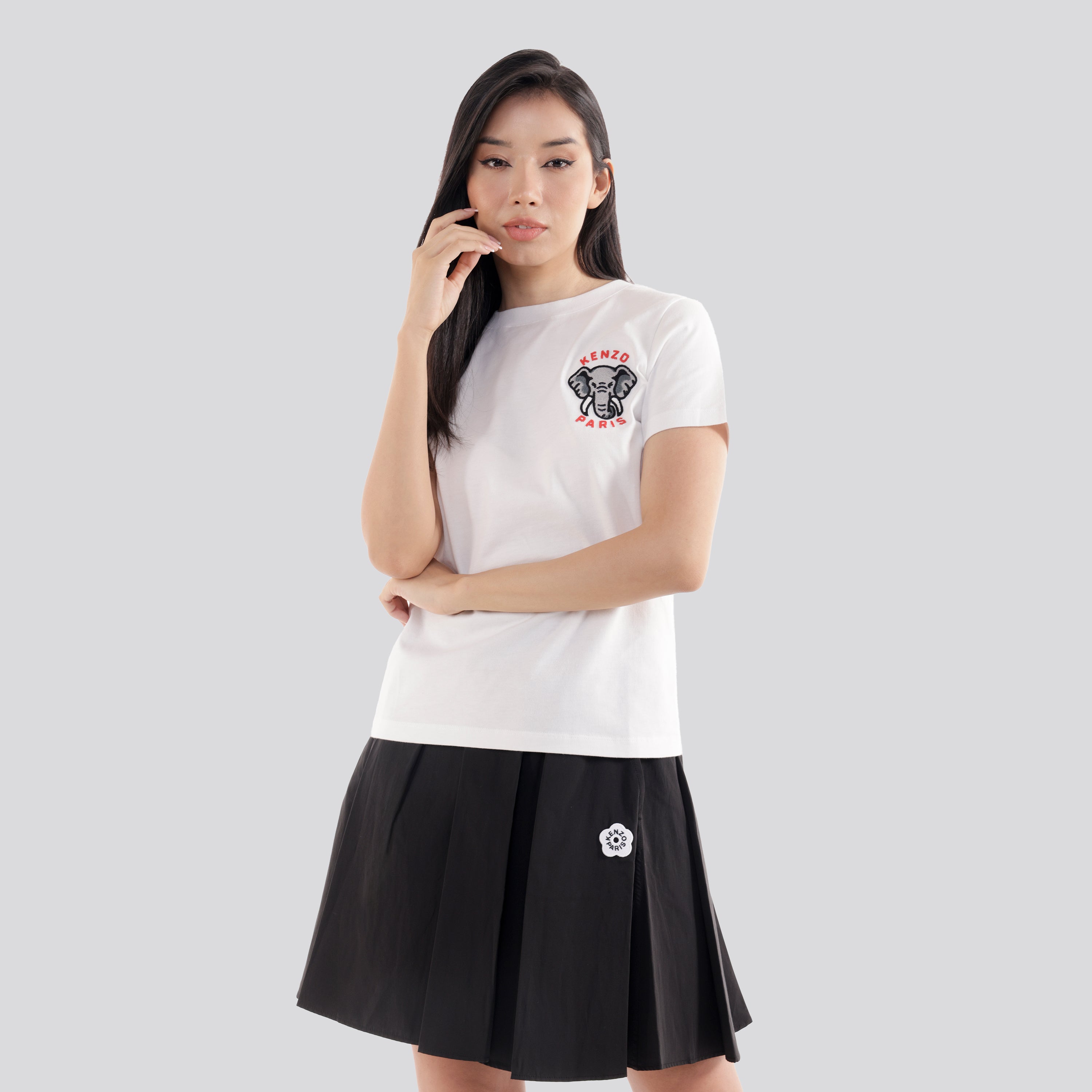 Camiseta Blanca Kenzo Elephant