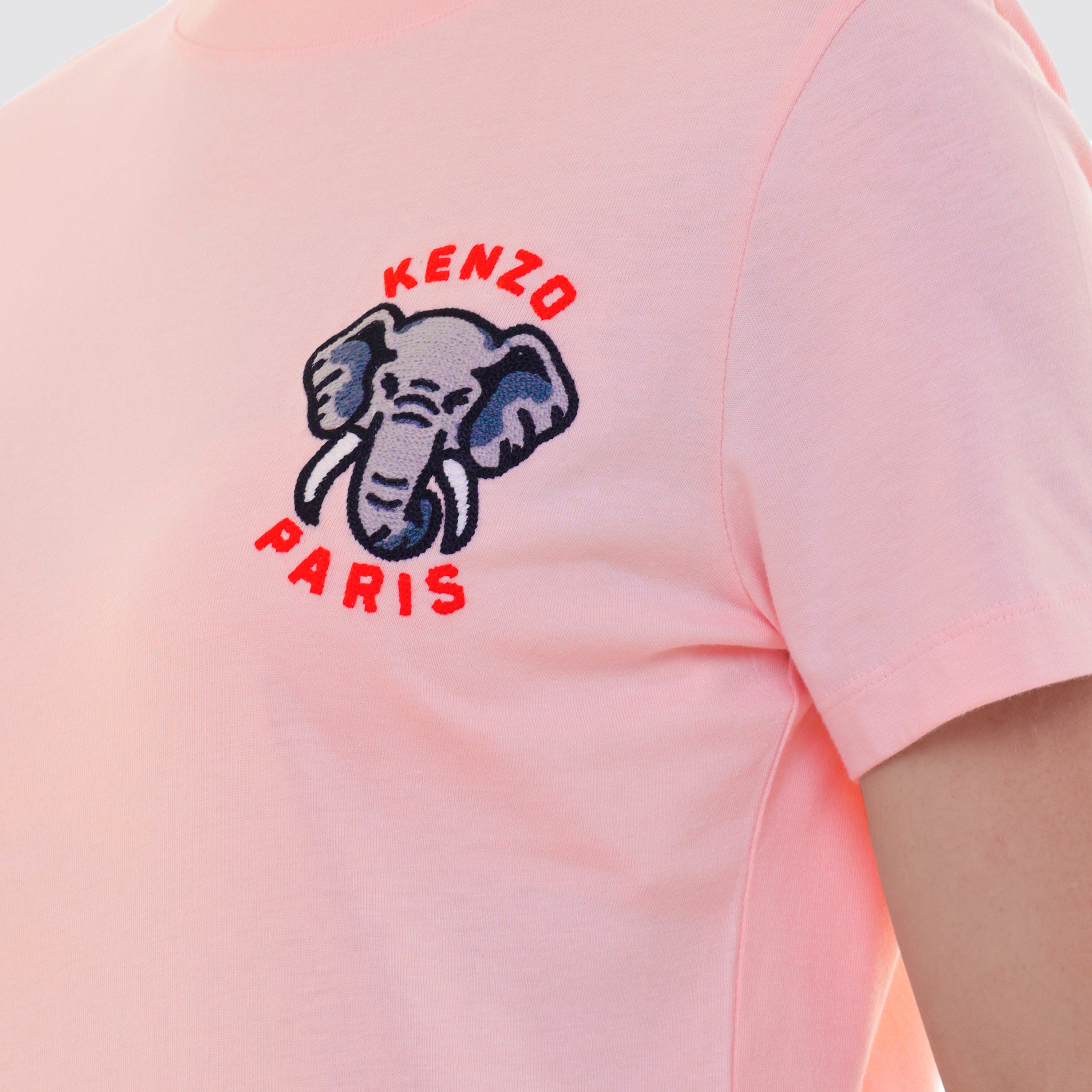 Camiseta Rosada Kenzo Elephant