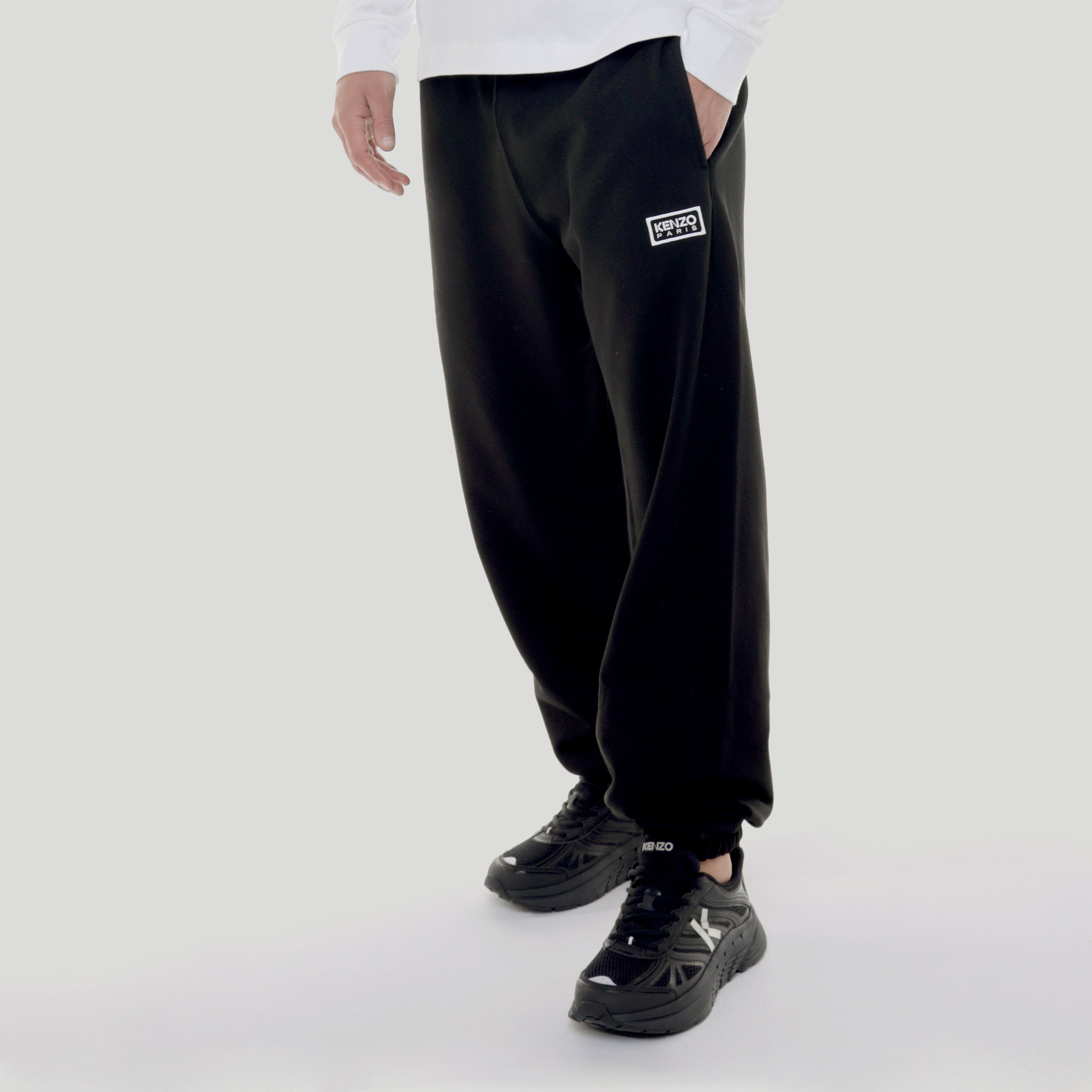 Sudadera Negra Kenzo Tag