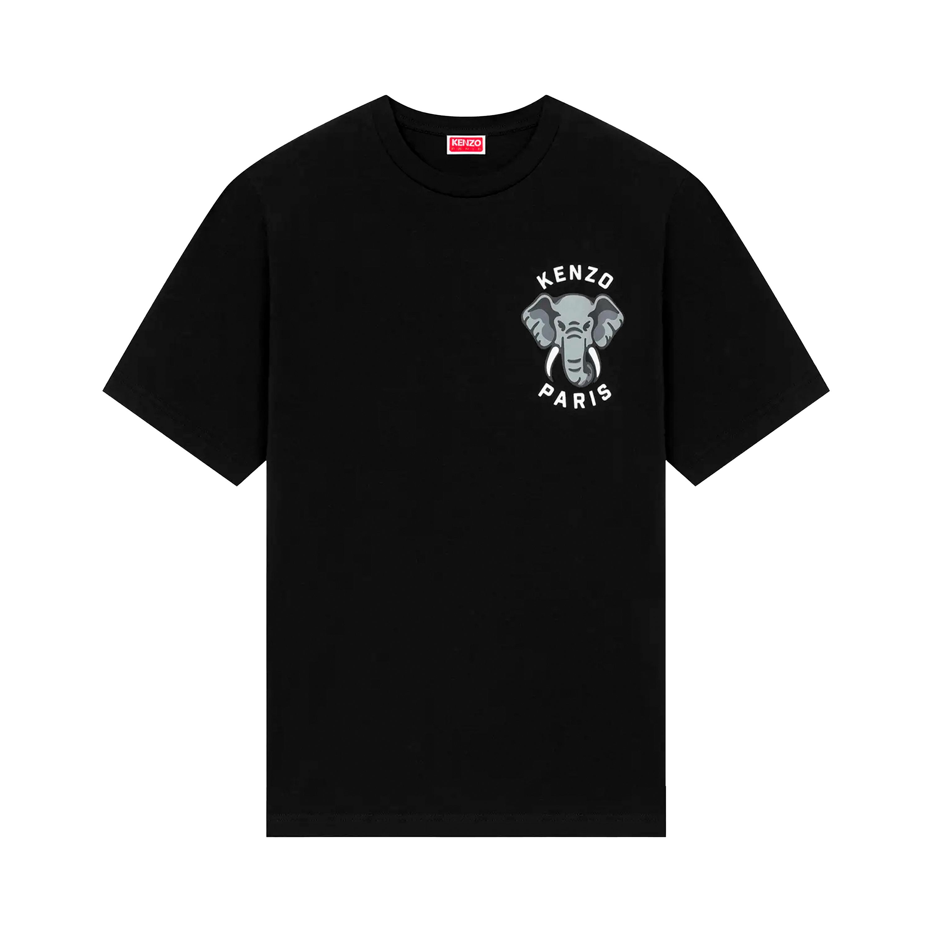 Camiseta Negra Kenzo Elephant