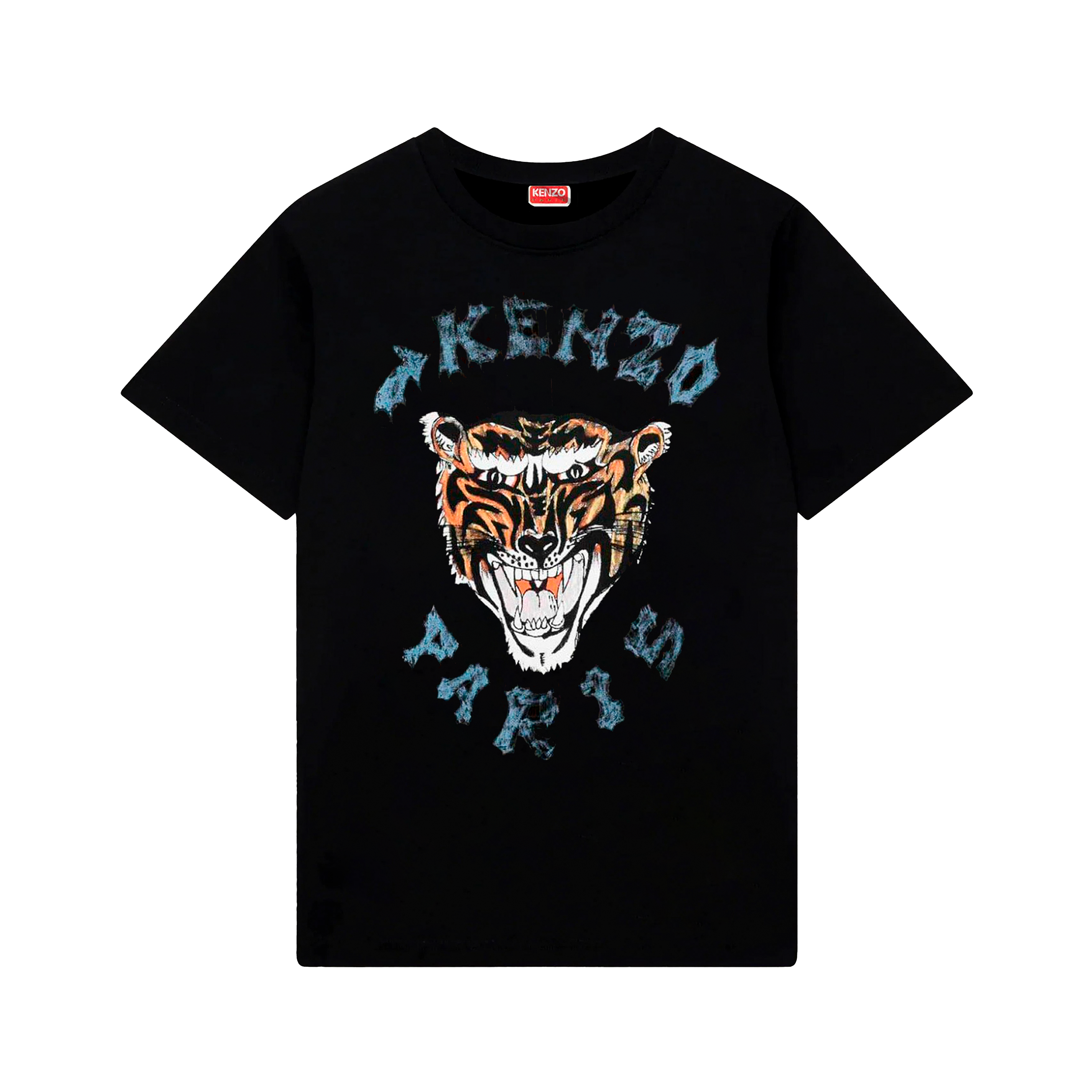 Camiseta Negra KENZO Paris Tiger
