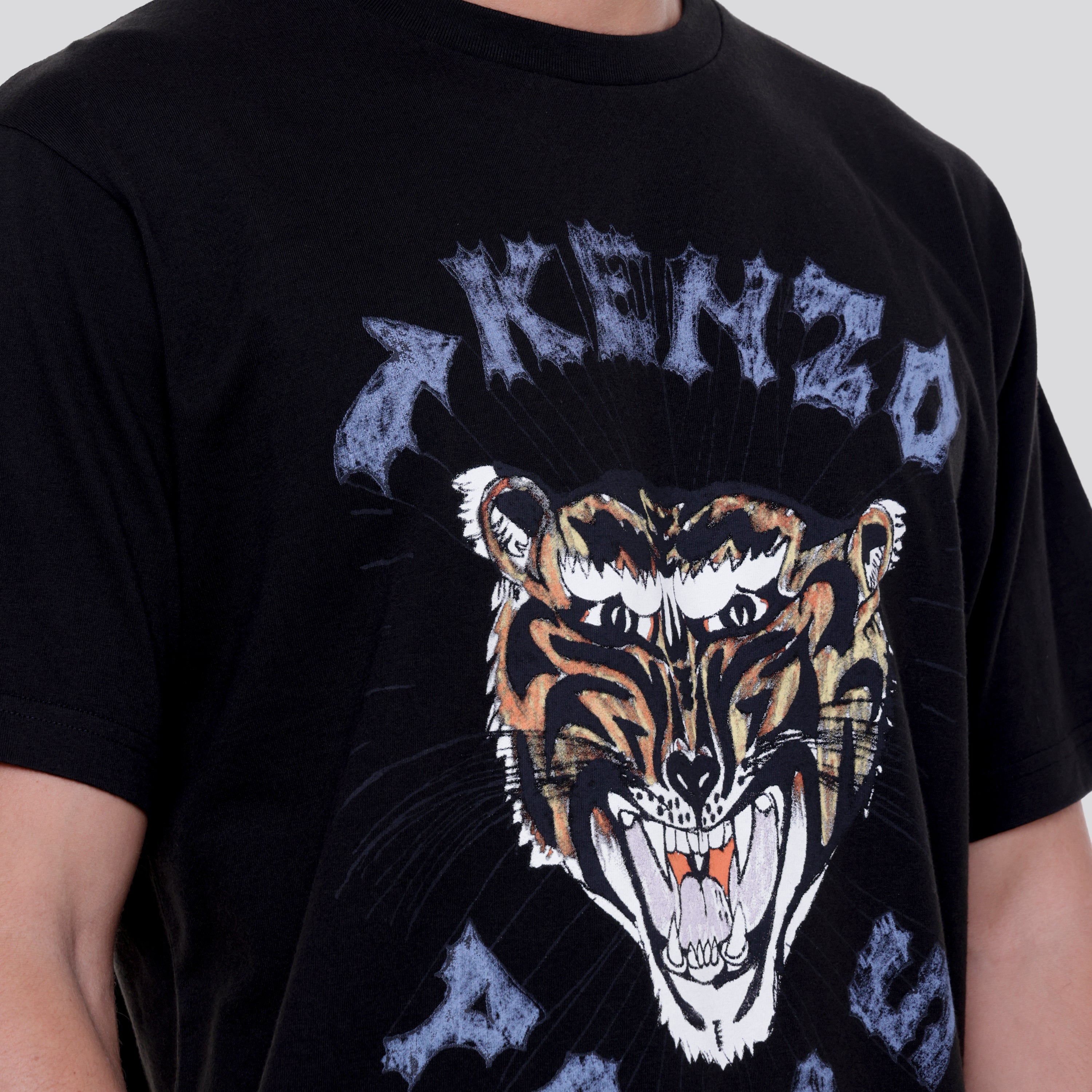 Camiseta Negra KENZO Paris Tiger