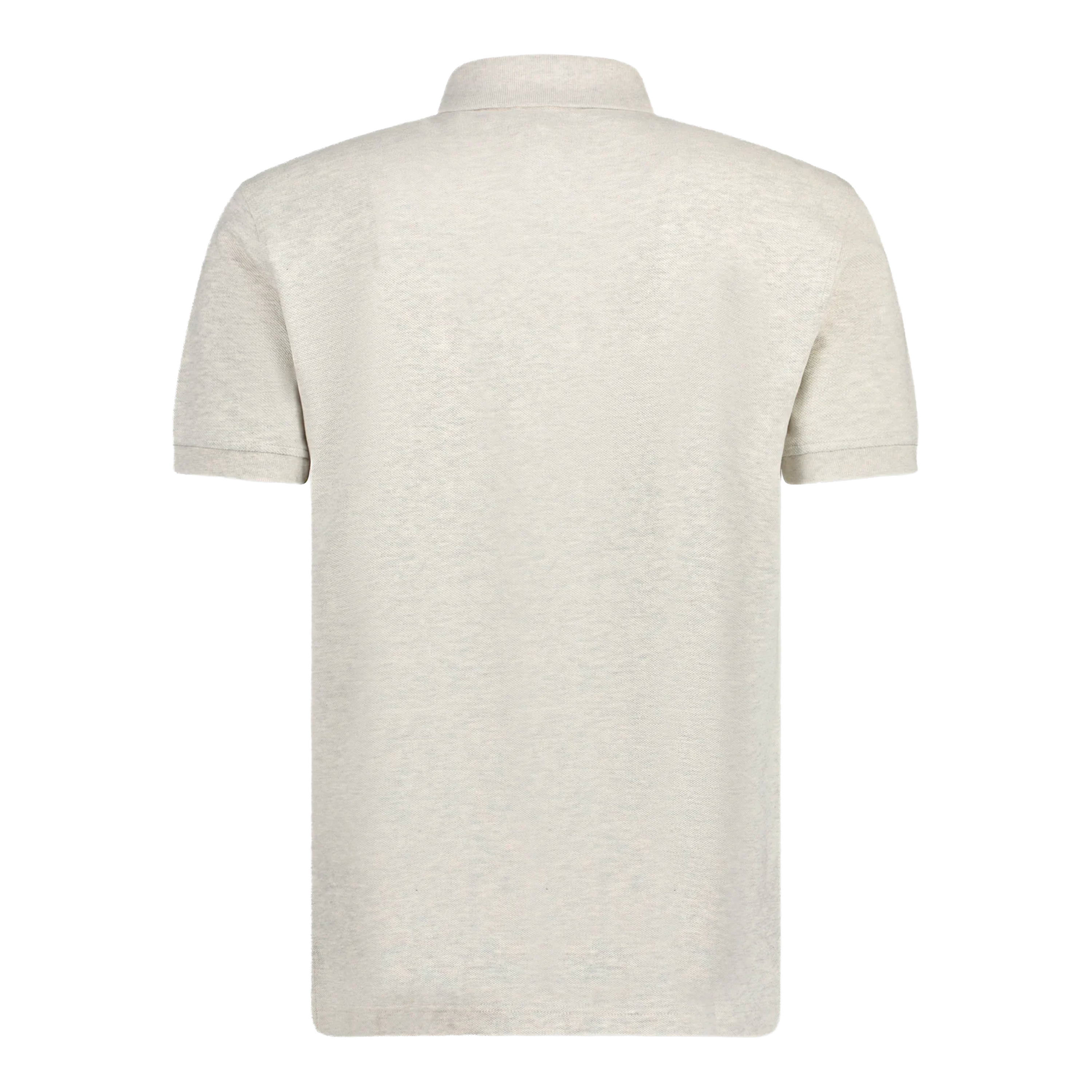 Camiseta Tipo Polo Gris Kenzo Flower Logo