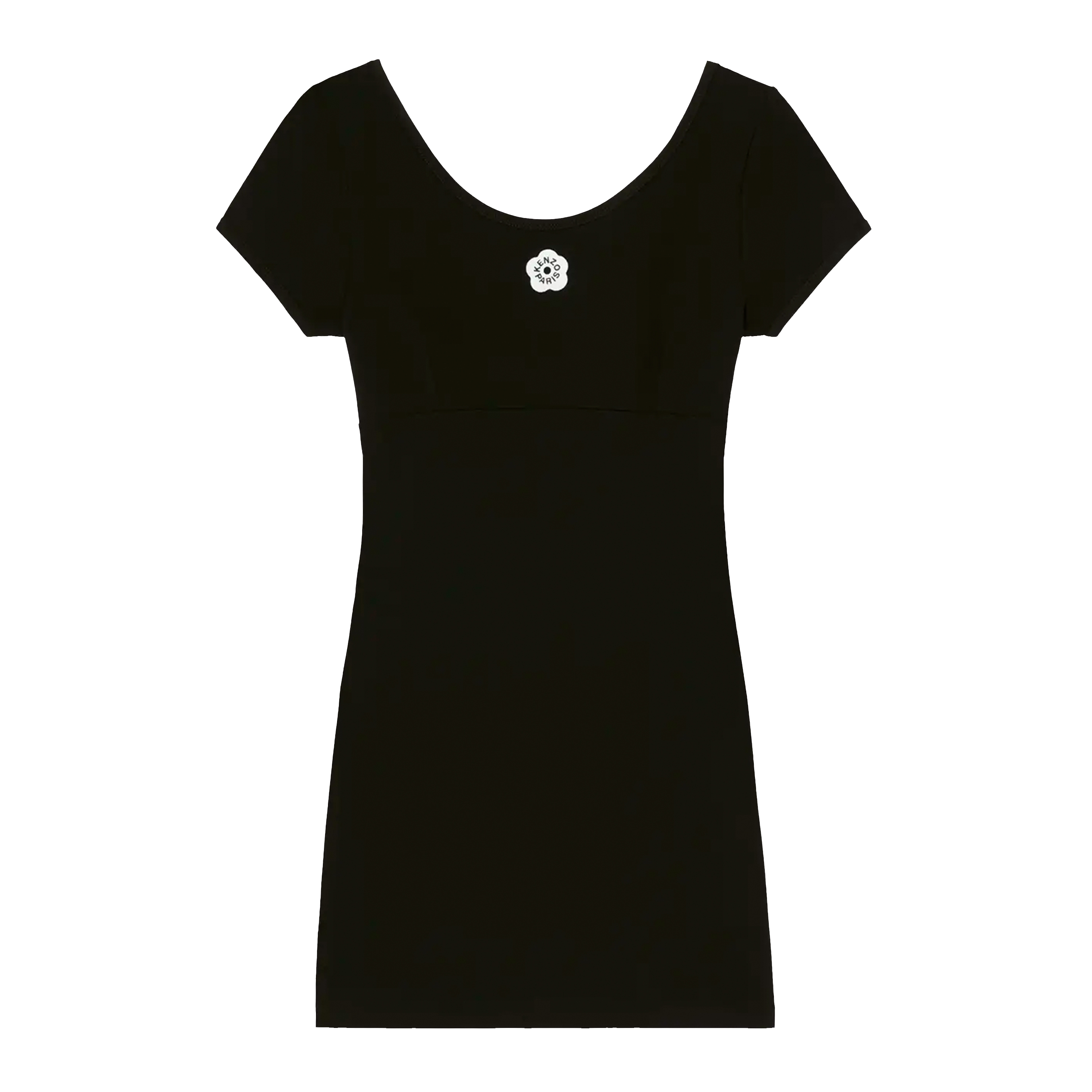 Vestido Negro Kenzo Flower
