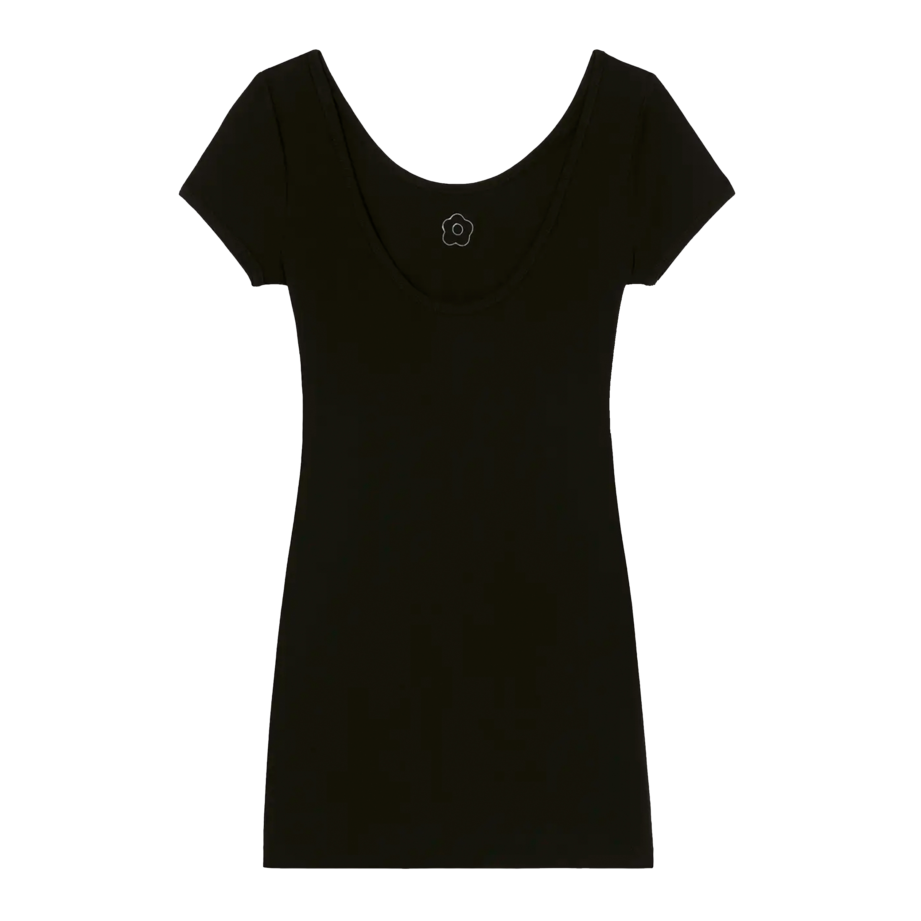 Vestido Negro Kenzo Flower