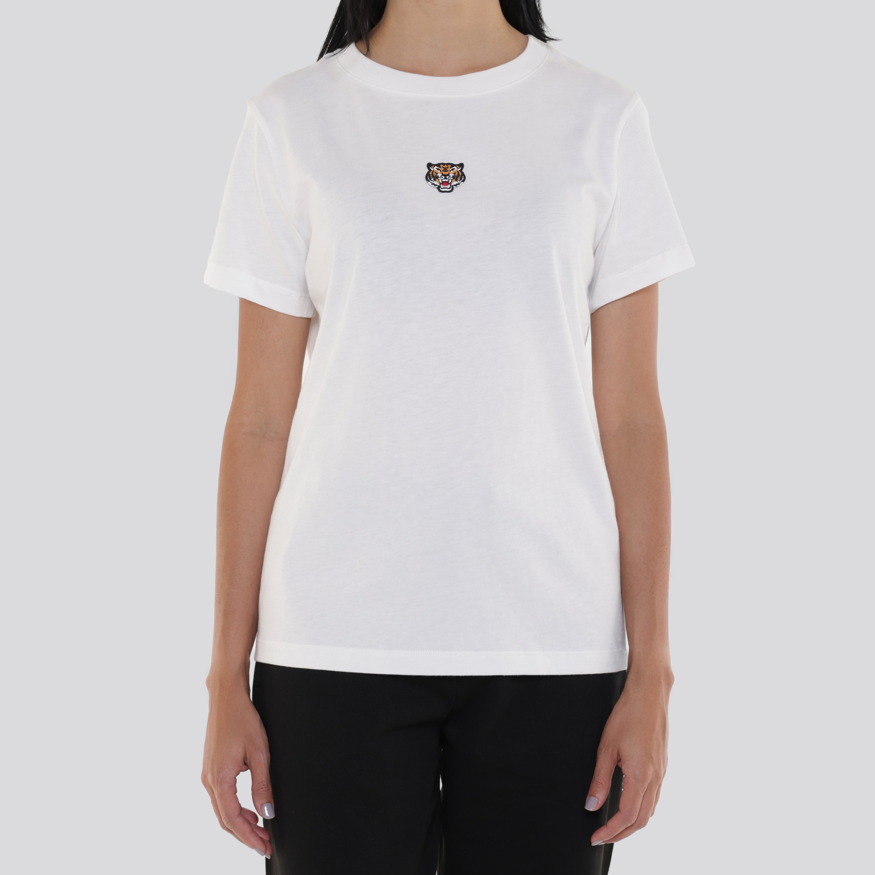 Camiseta Blanca Kenzo Tiger Patch