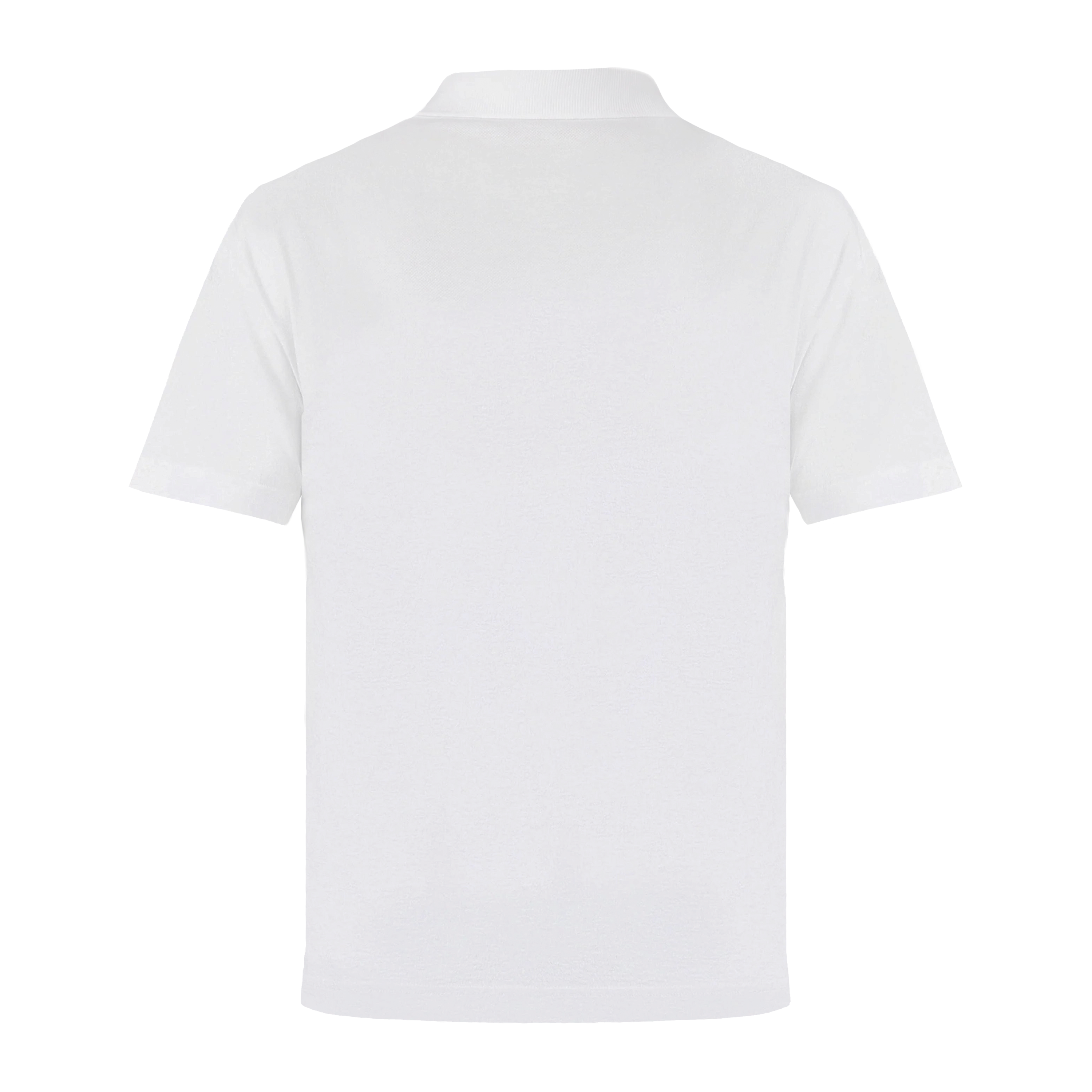 Camiseta Tipo Polo Blanca Kenzo Tiger