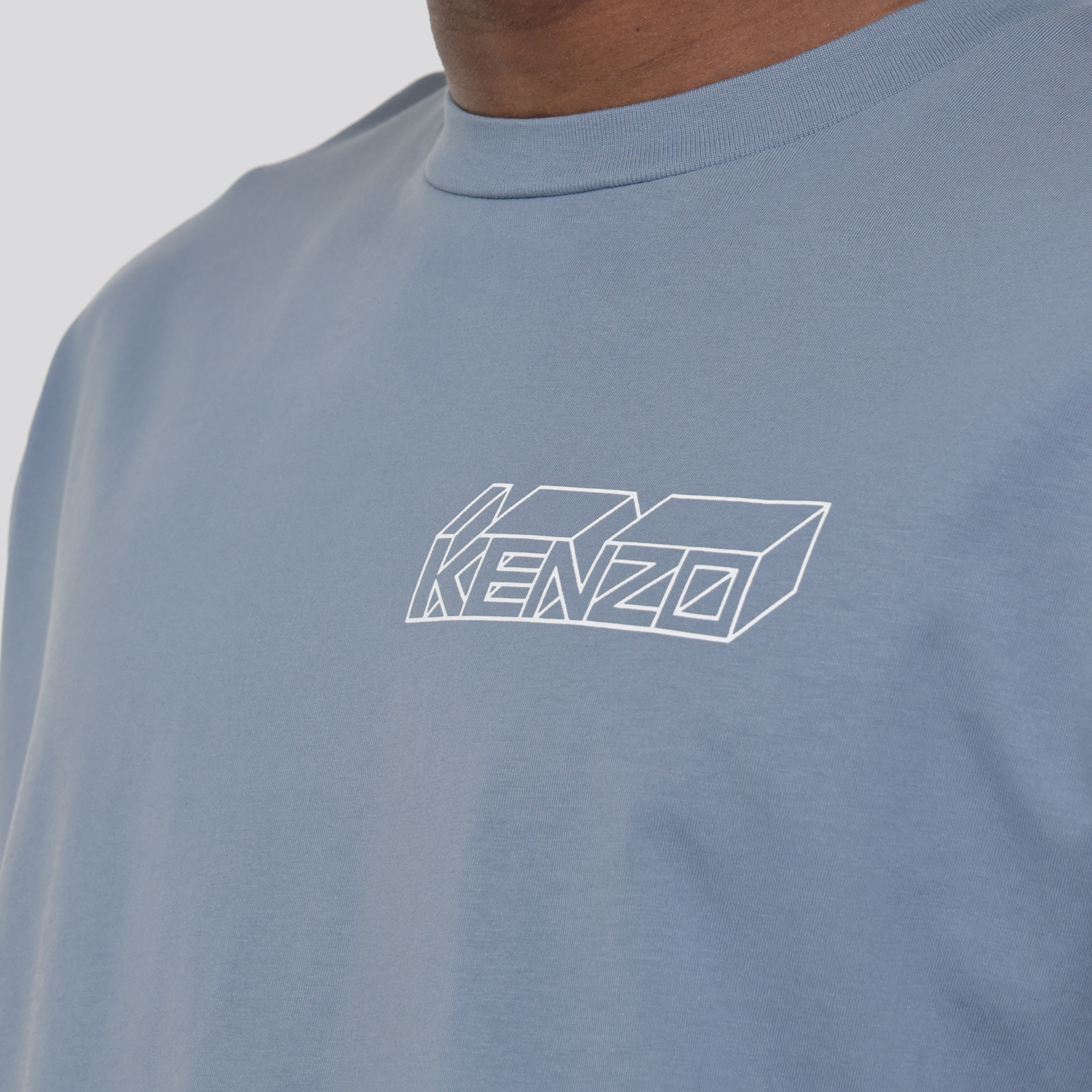 Camiseta Azul Kenzo Kube