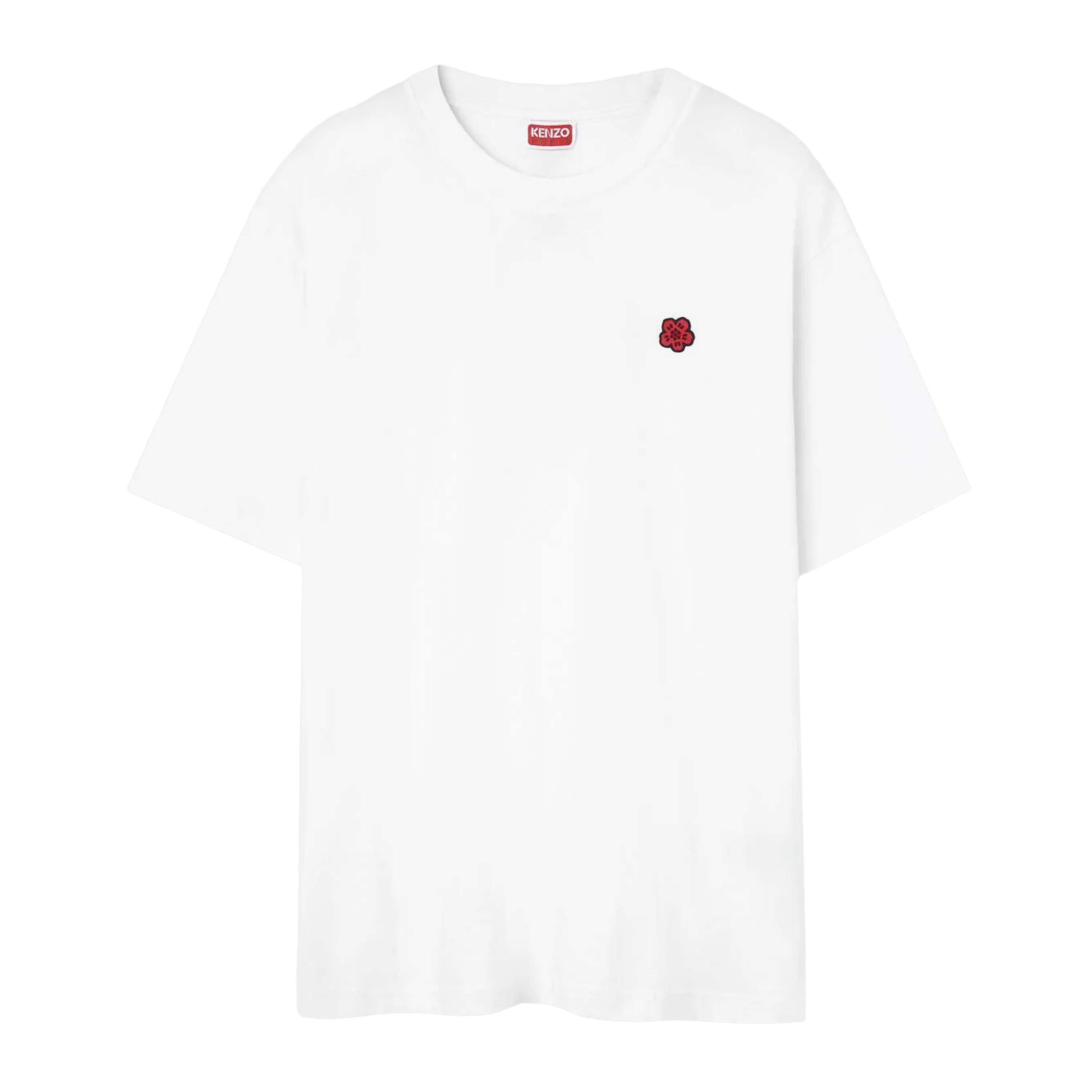 Camiseta Blanca Kenzo Flower Logo