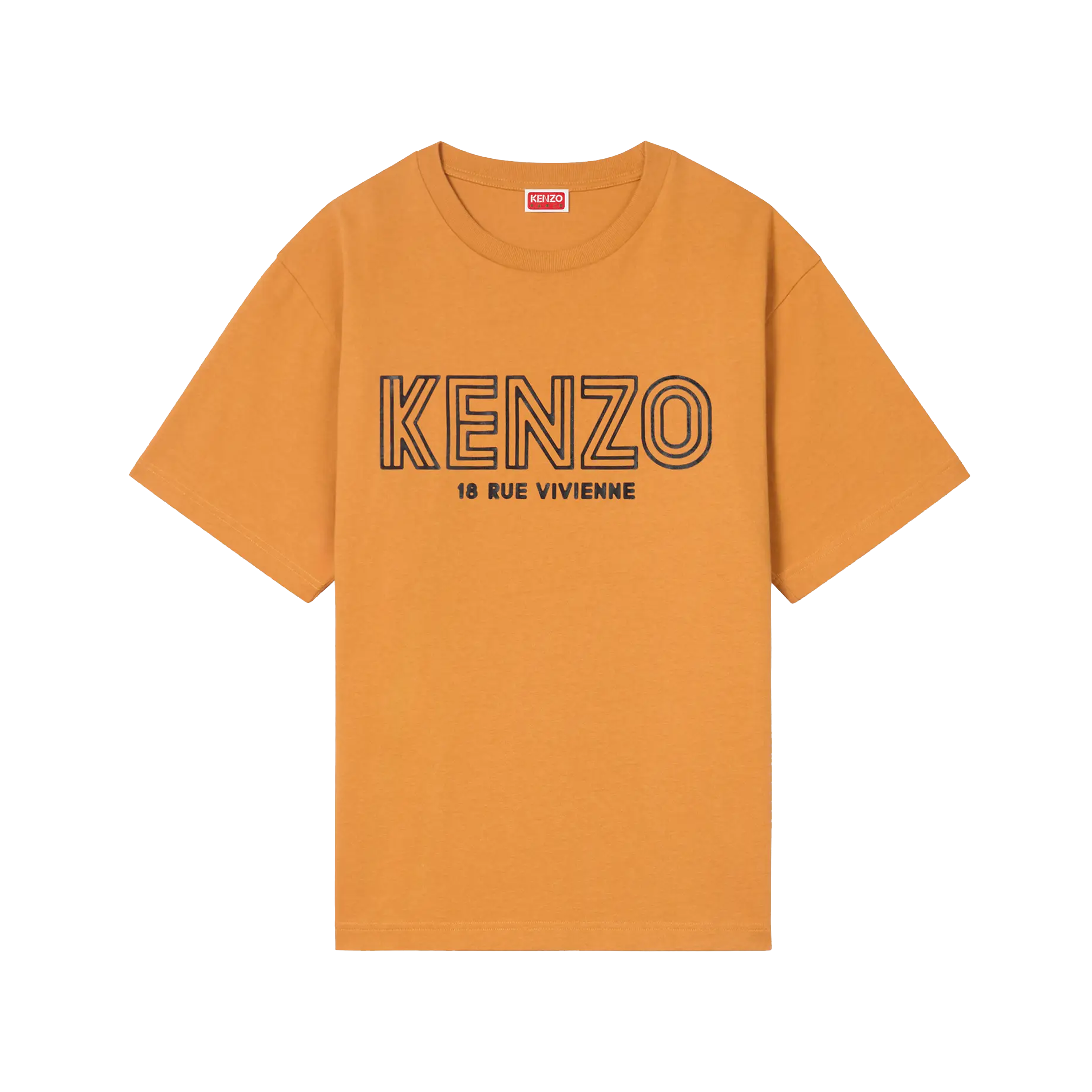 Camiseta Amarillo Kenzo Logo Tape