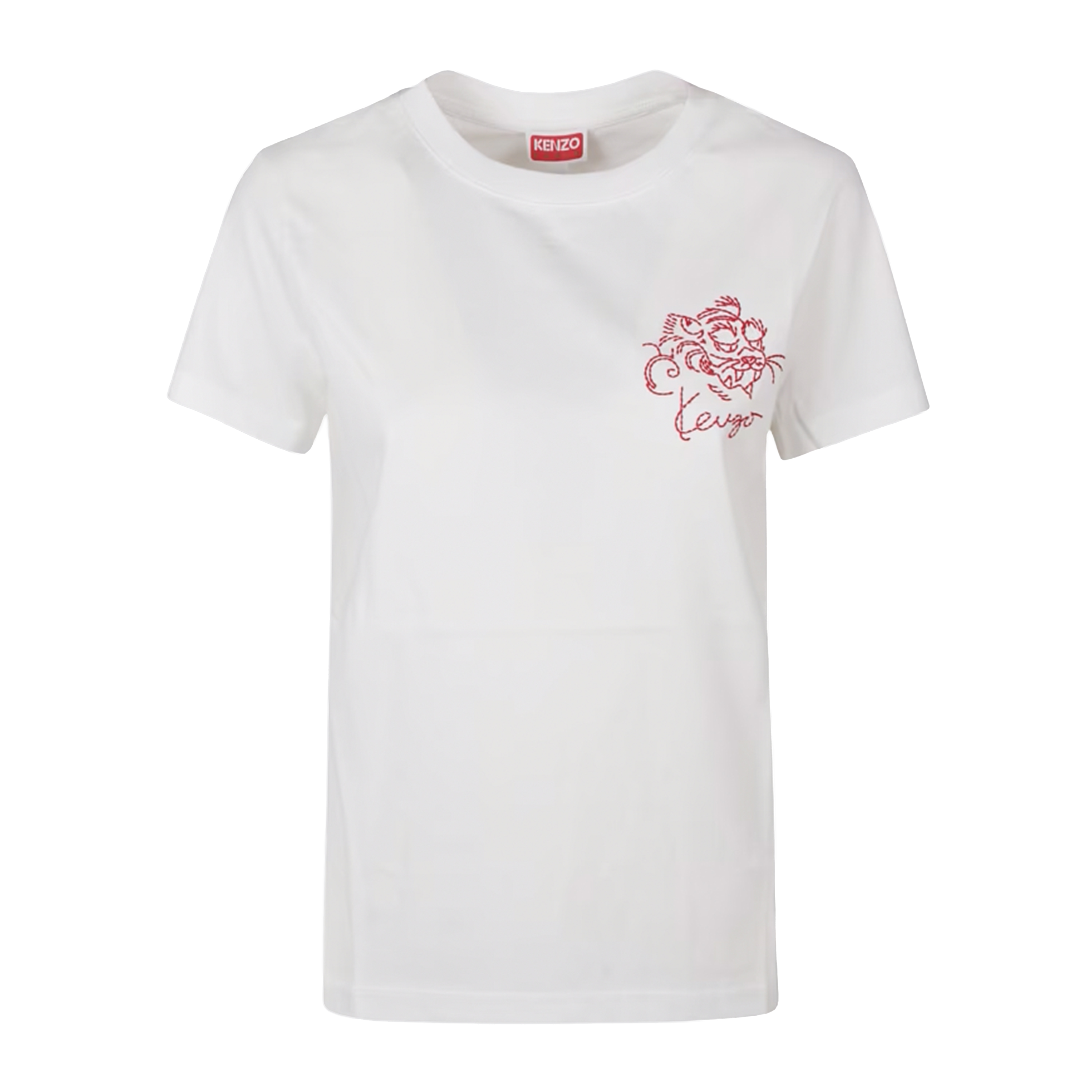 Camiseta Blanca Kenzo Star Tiger
