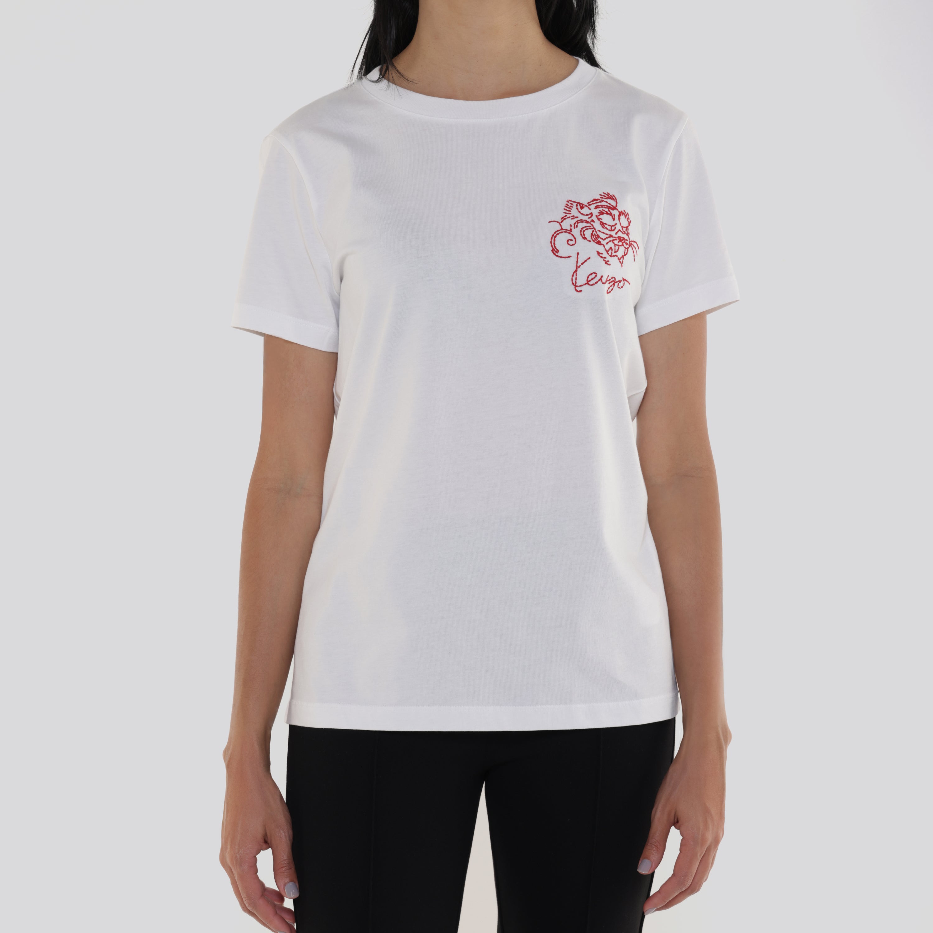 Camiseta Blanca Kenzo Star Tiger