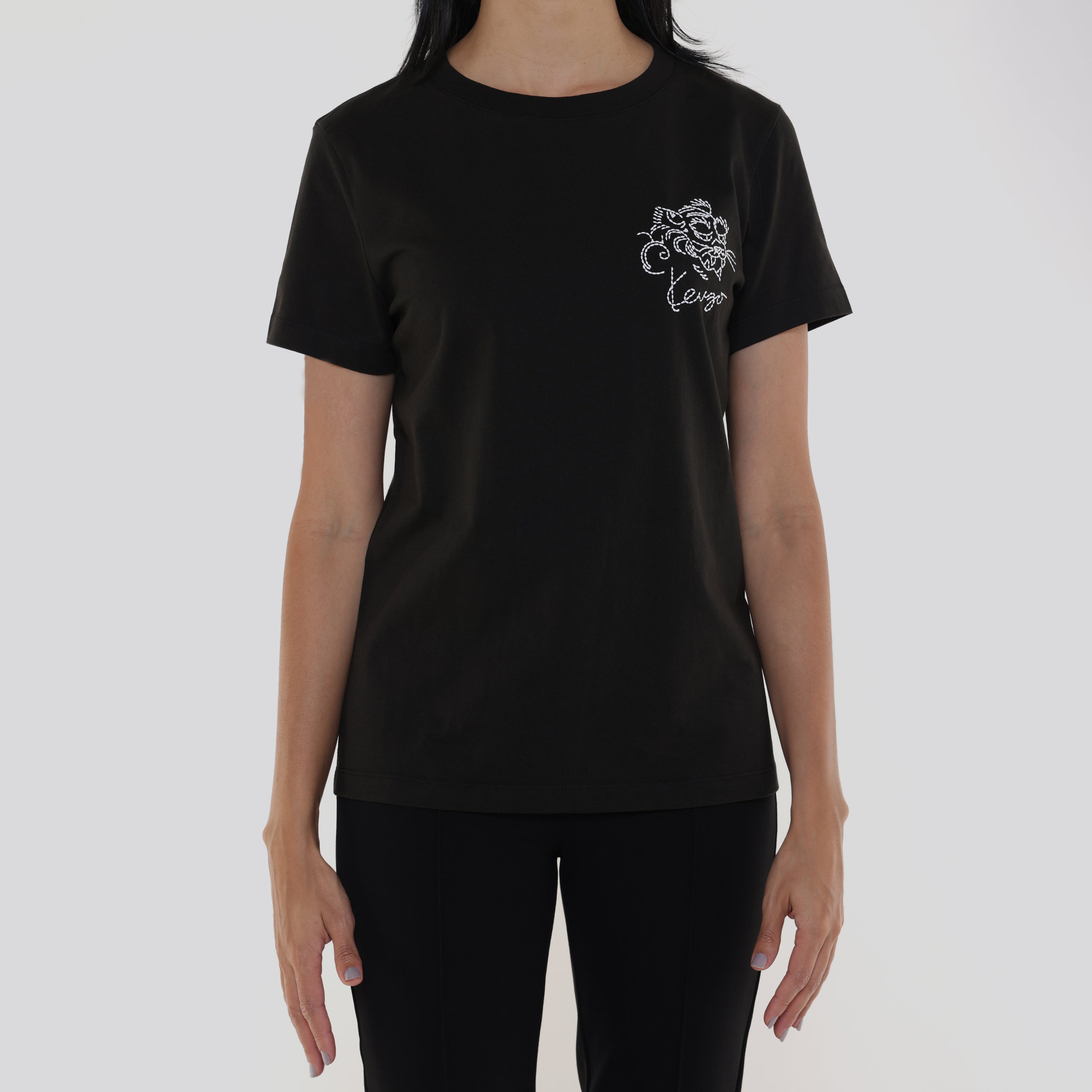 Camiseta Negra Kenzo Star Tiger