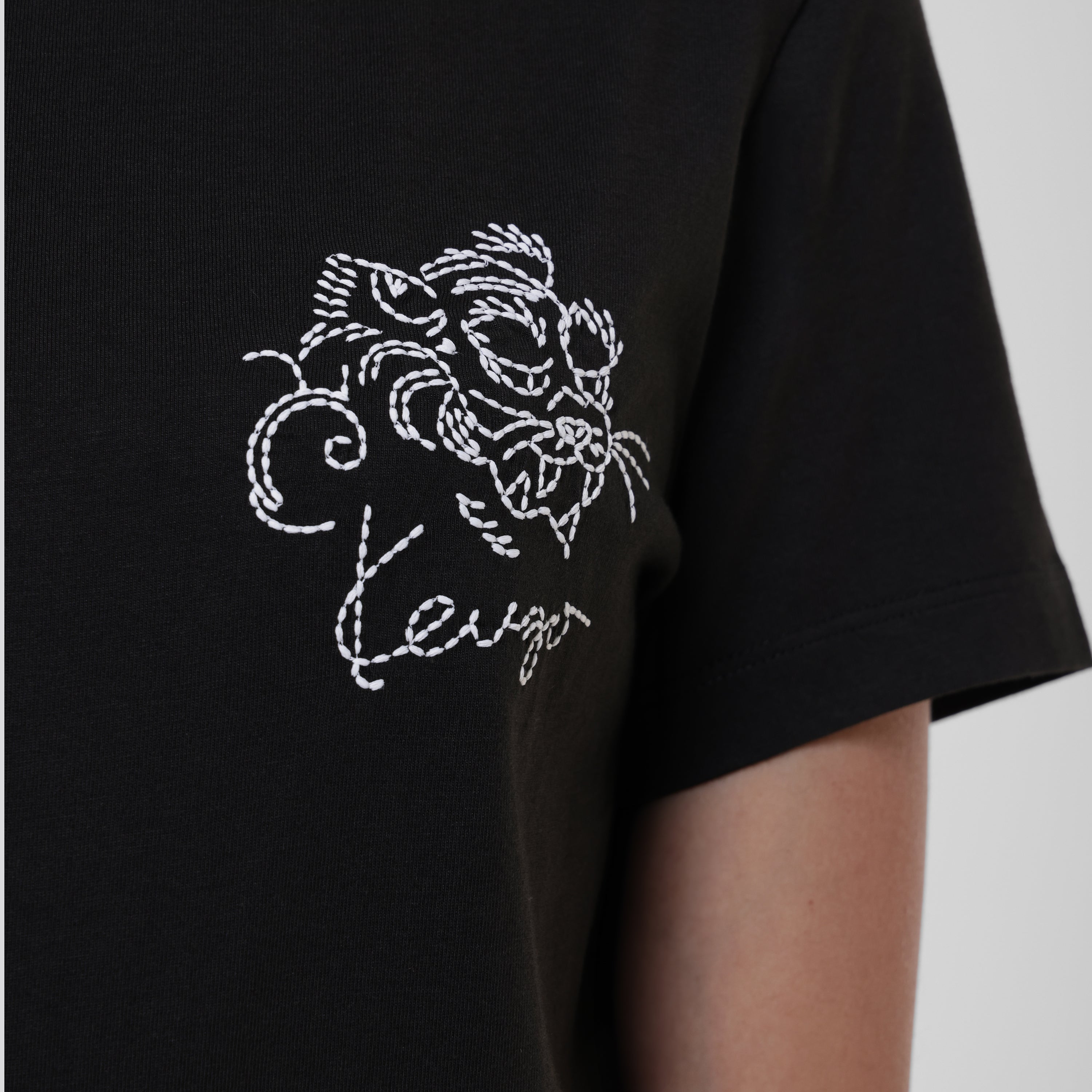 Camiseta Negra Kenzo Star Tiger
