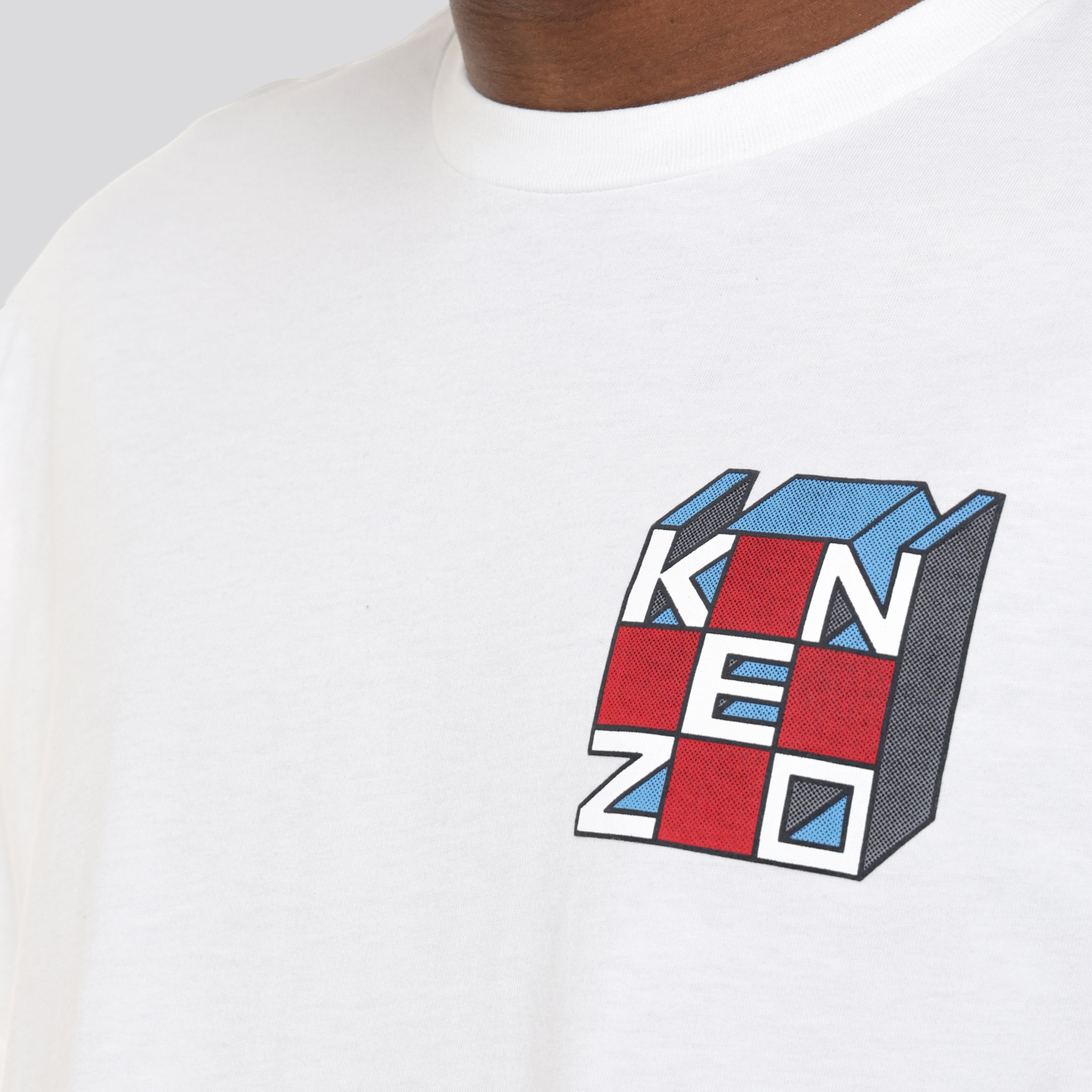 Camiseta Blanca Kenzo Kube