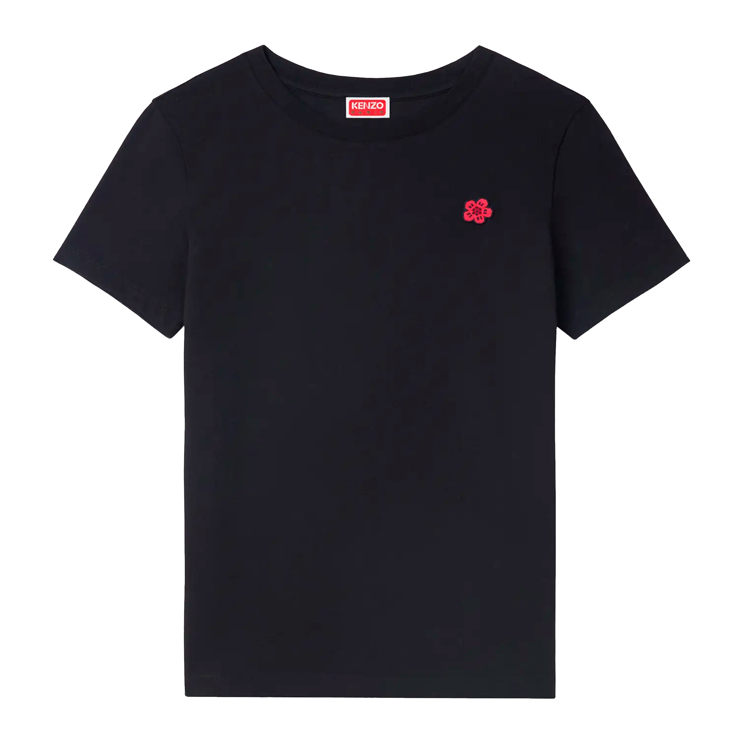 Camiseta Negra Kenzo Flower Patch