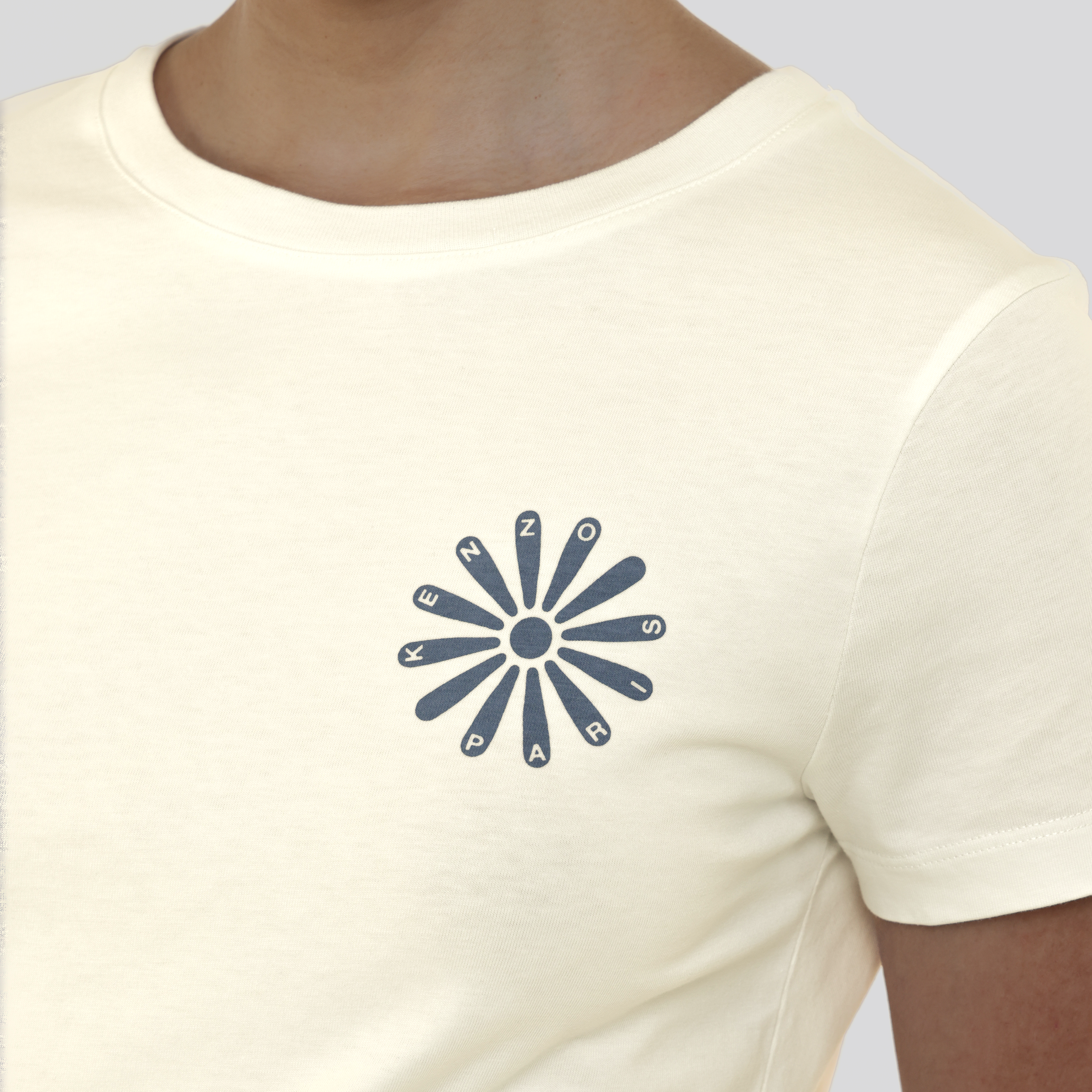 Camiseta Beige Kenzo Marguerite