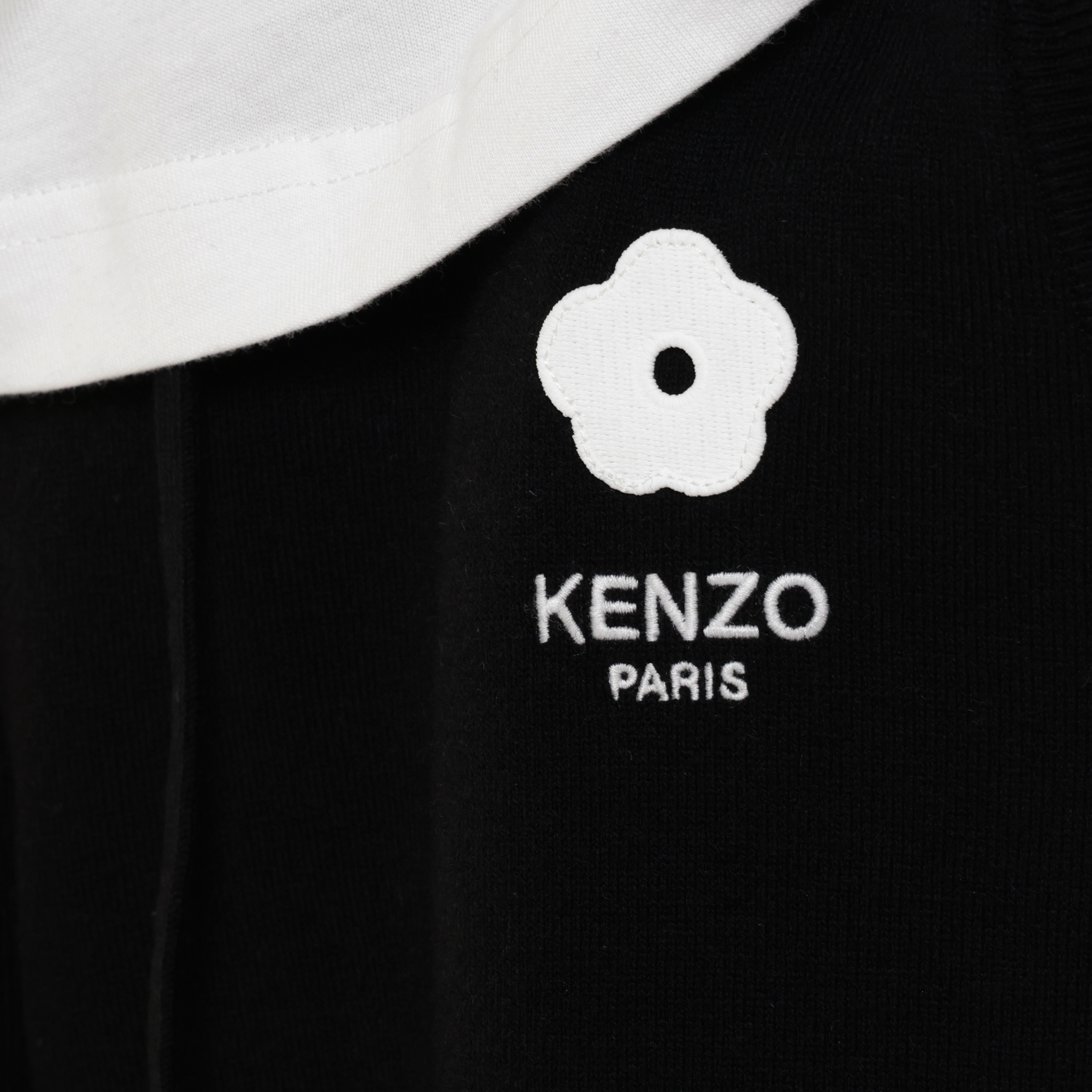 Sudadera Negra Kenzo Flower